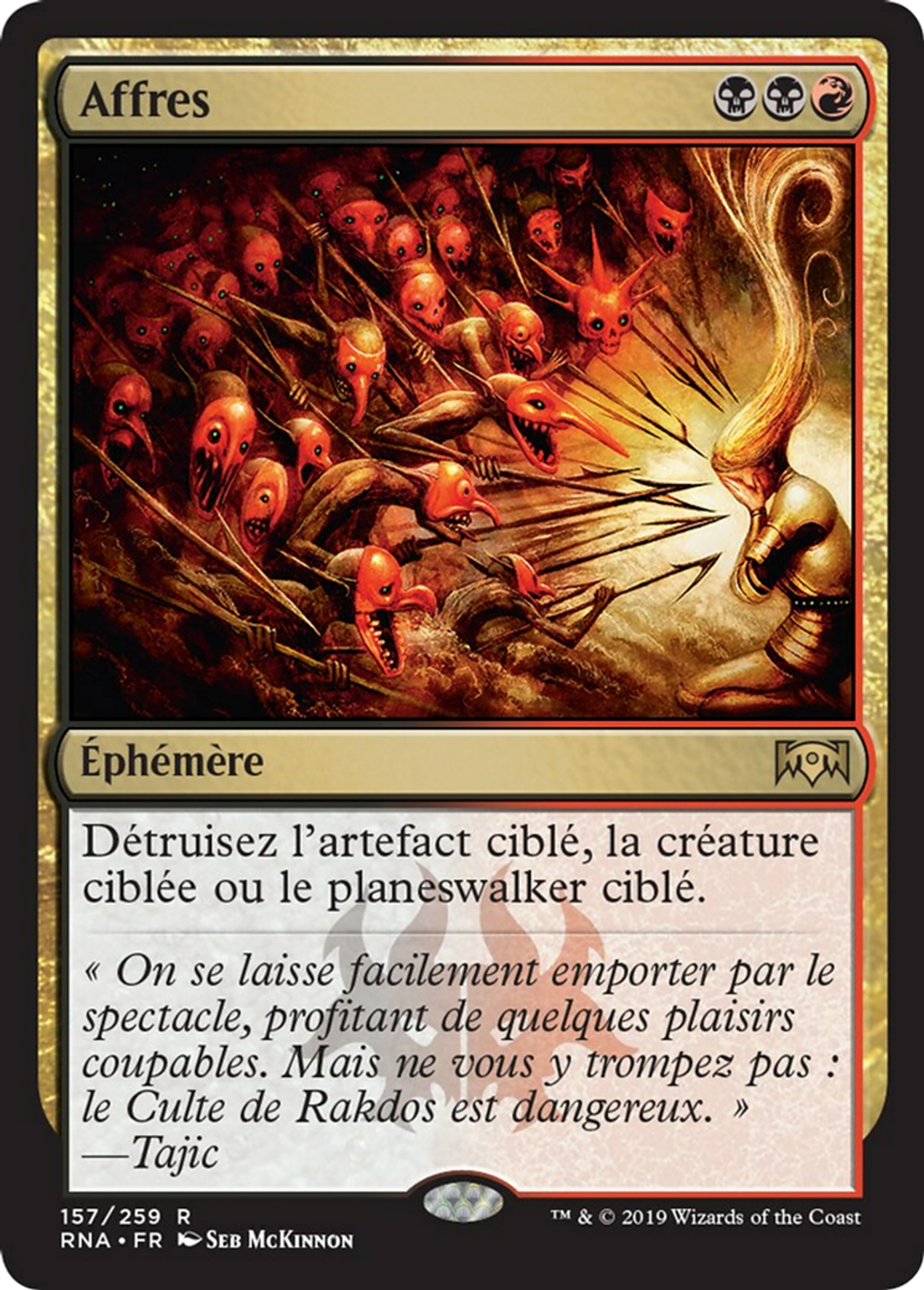 Affres — Ravnica Allegiance — Magic: The Gathering