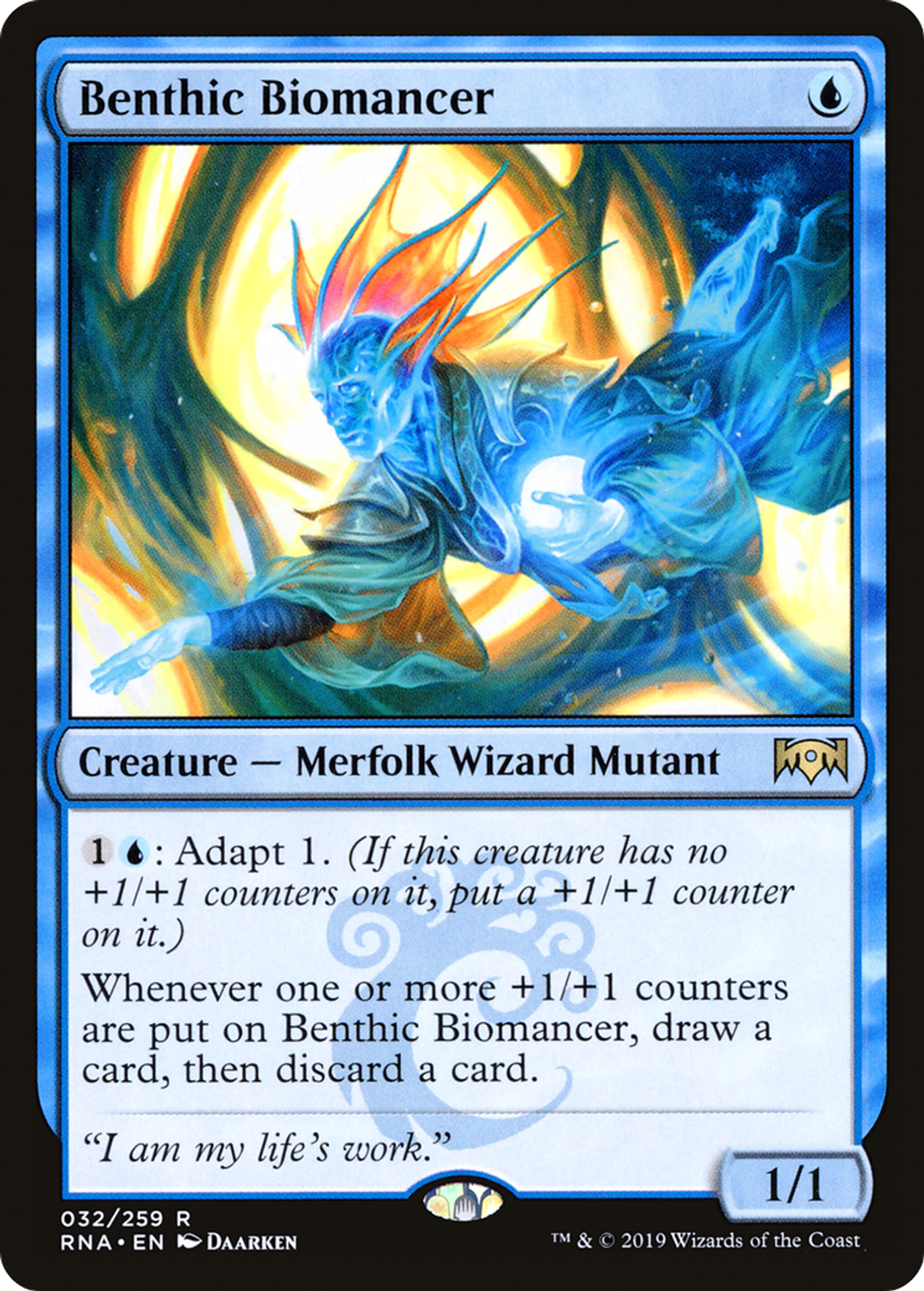 Benthic Biomancer — Ravnica Allegiance — Magic: The Gathering
