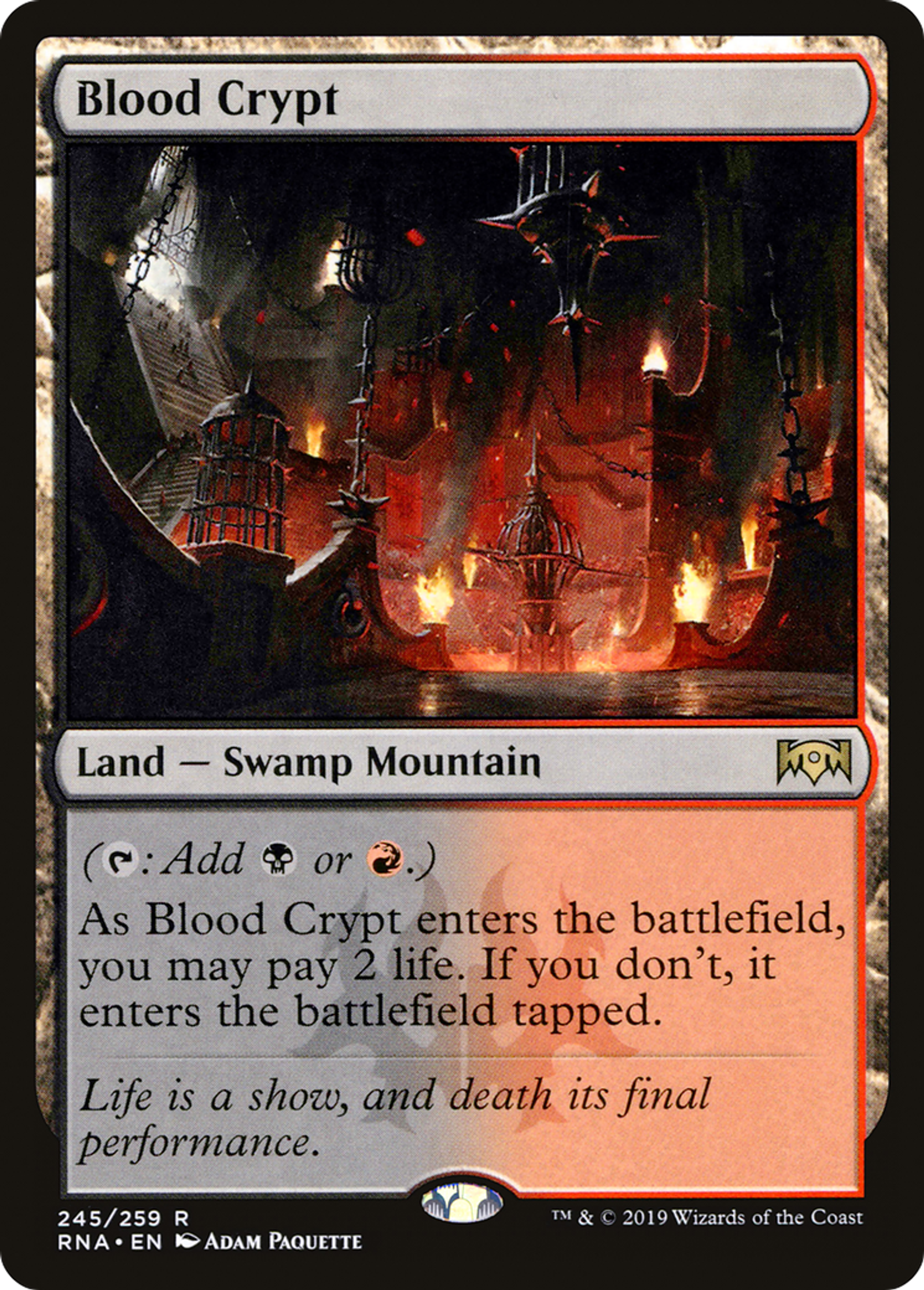 Blood Crypt — Ravnica Allegiance — Magic: The Gathering
