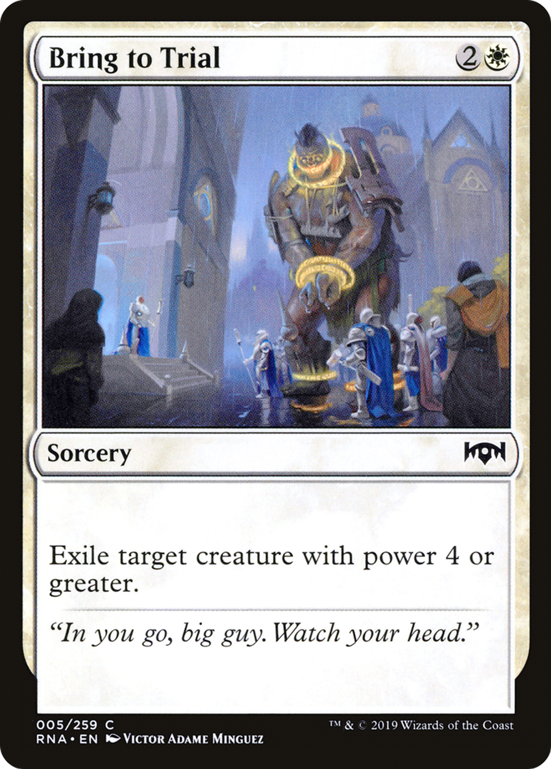 Bring to Trial — Ravnica Allegiance — Magic: The Gathering