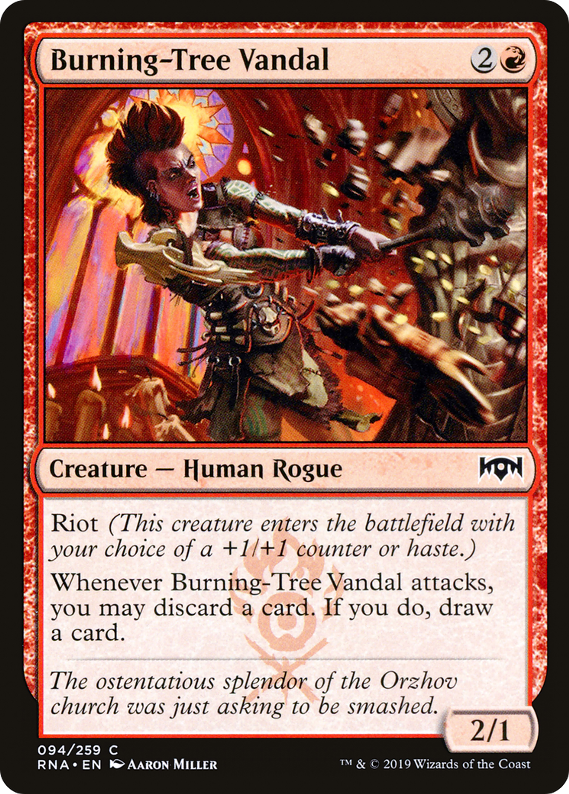 Burning-Tree Vandal — Ravnica Allegiance — Magic: The Gathering
