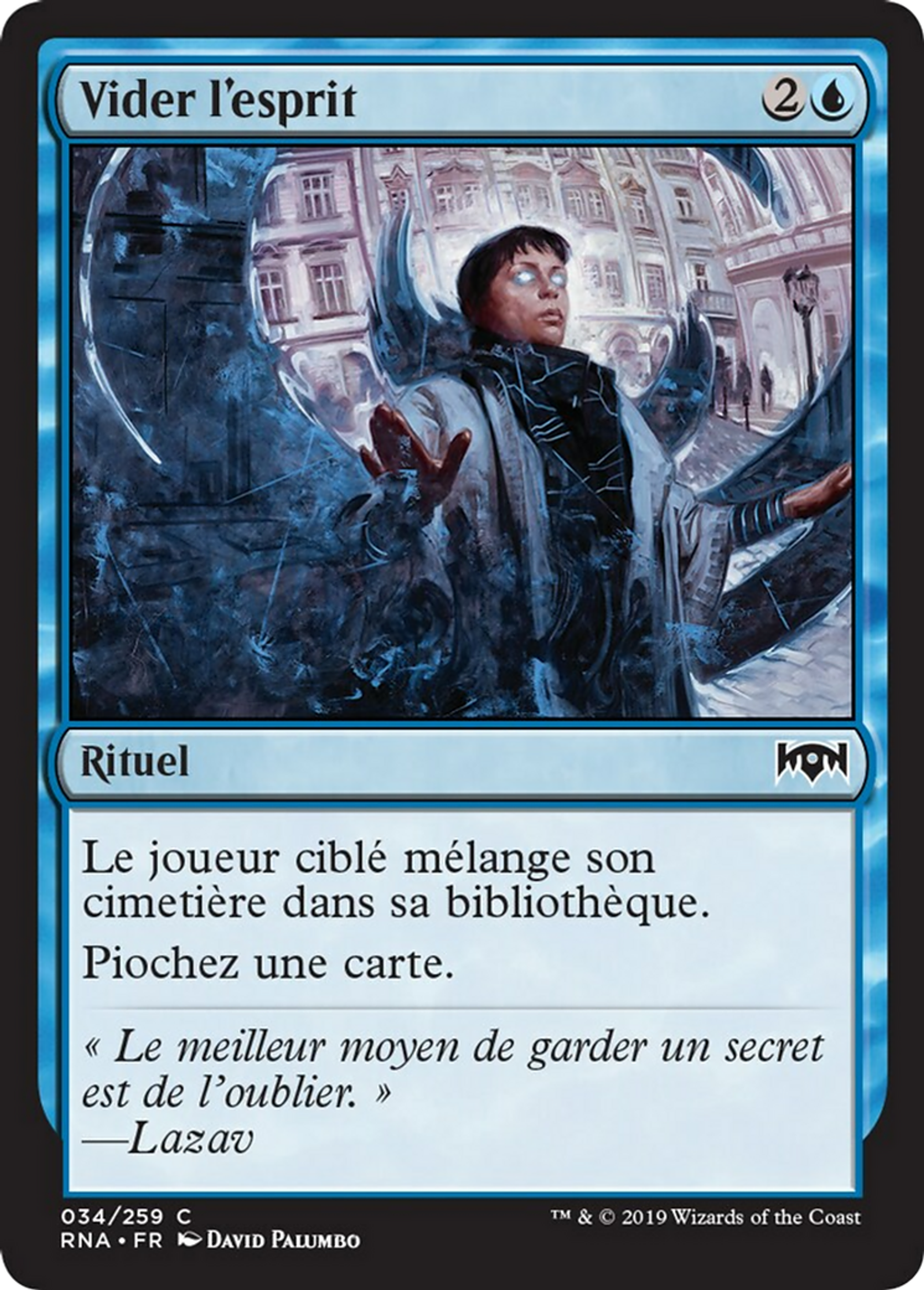 Vider l'esprit — Ravnica Allegiance — Magic: The Gathering