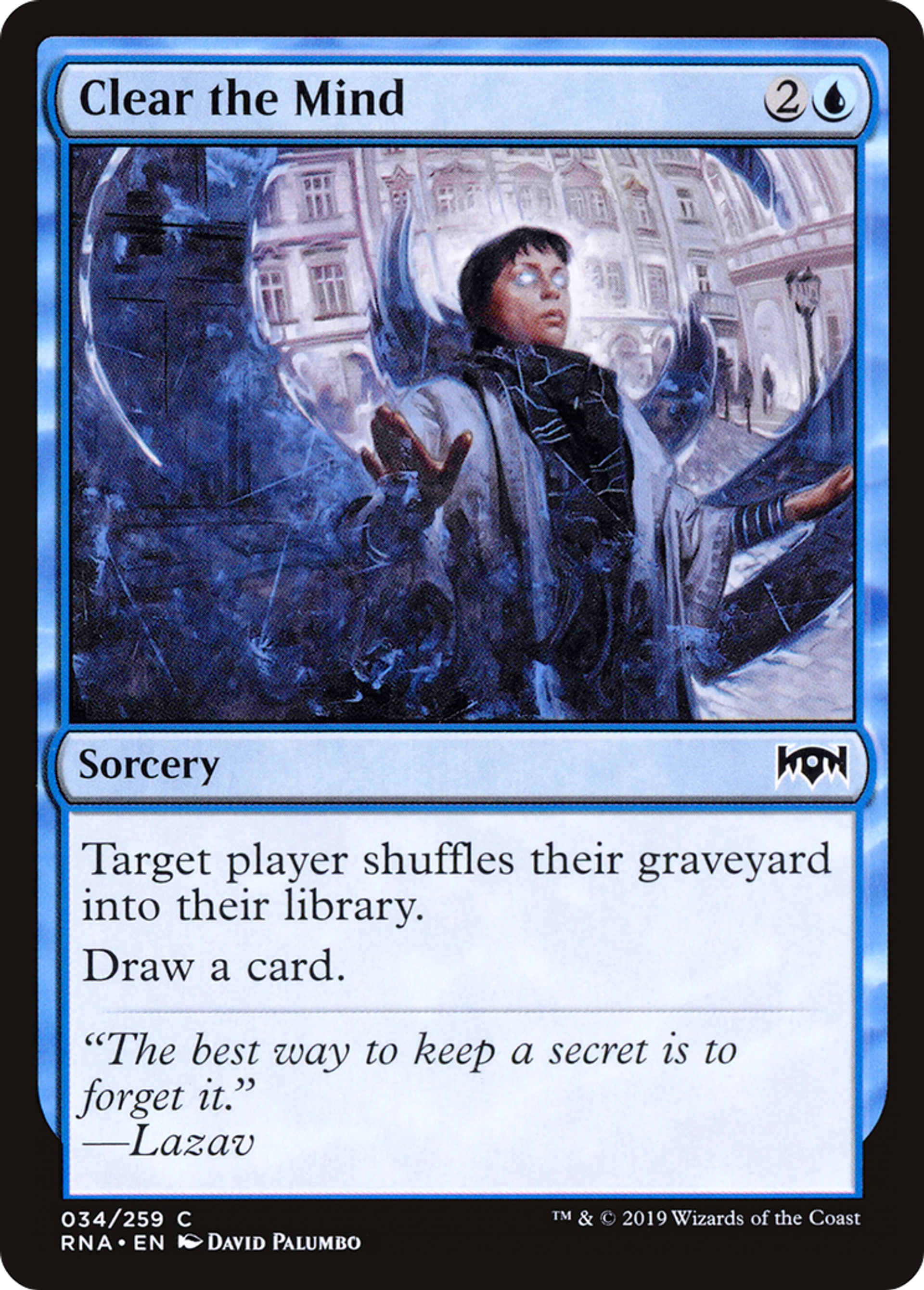 Clear the Mind — Ravnica Allegiance — Magic: The Gathering