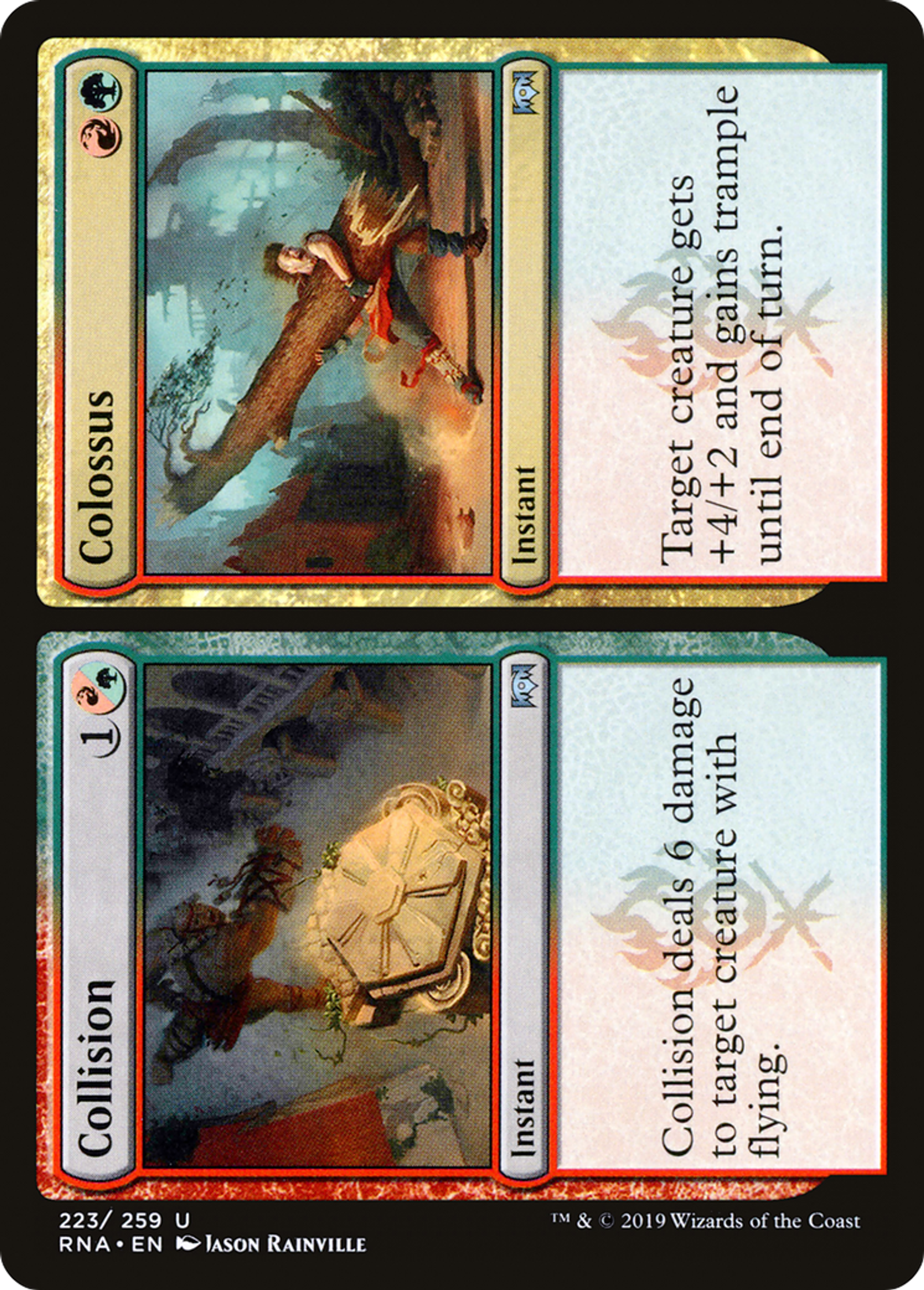 Collision // Colossus — Ravnica Allegiance — Magic: The Gathering