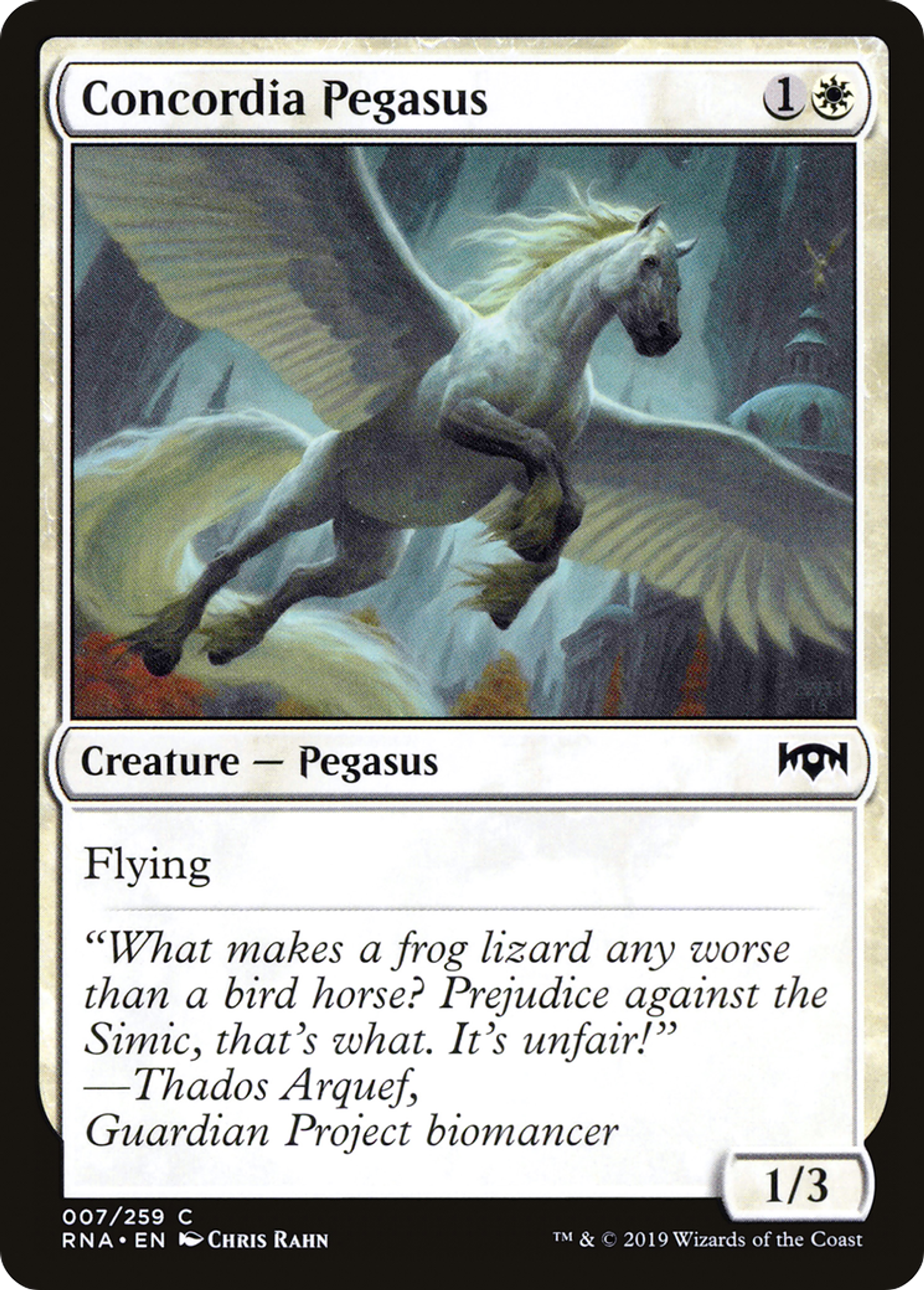 Concordia Pegasus — Ravnica Allegiance — Magic: The Gathering