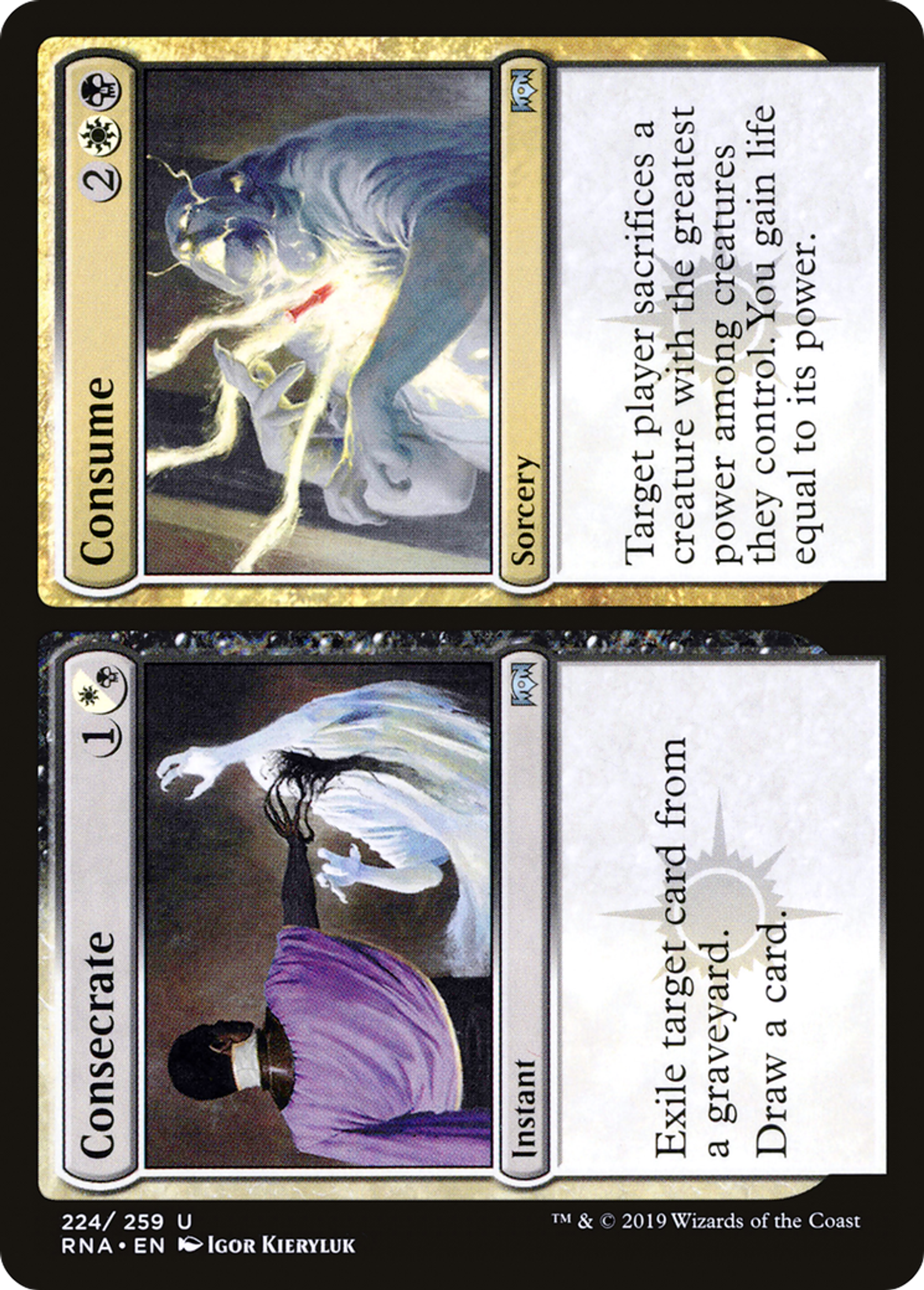 Consecrate // Consume — Ravnica Allegiance — Magic: The Gathering