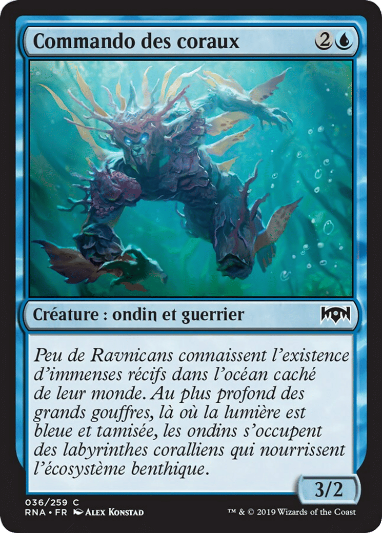 Commando des coraux — Ravnica Allegiance — Magic: The Gathering