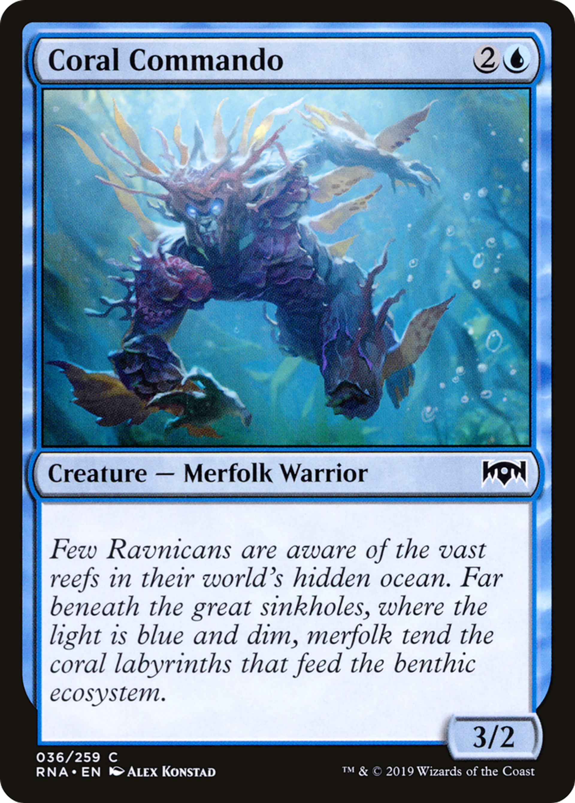 Coral Commando — Ravnica Allegiance — Magic: The Gathering