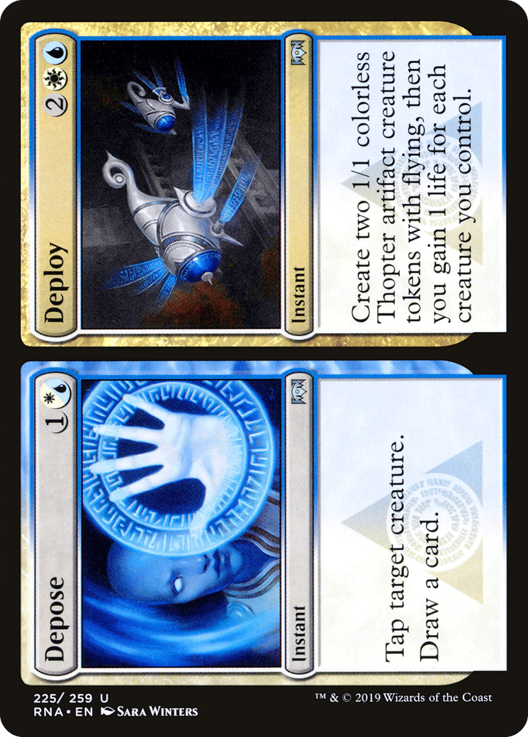 Depose // Deploy — Ravnica Allegiance — Magic: The Gathering