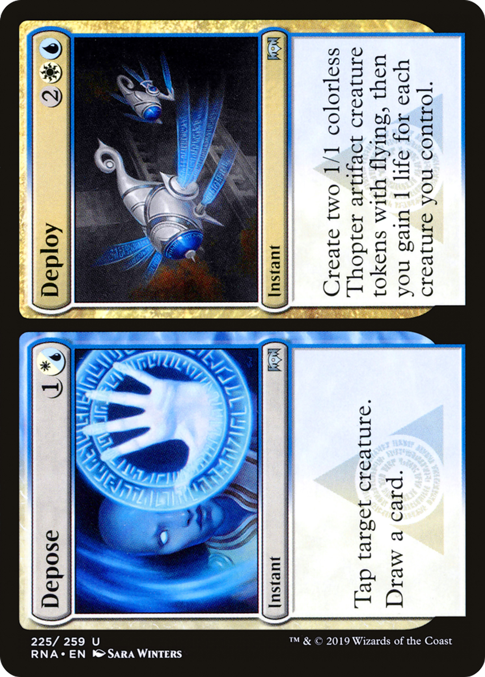 Depose // Deploy — Ravnica Allegiance — Magic: The Gathering