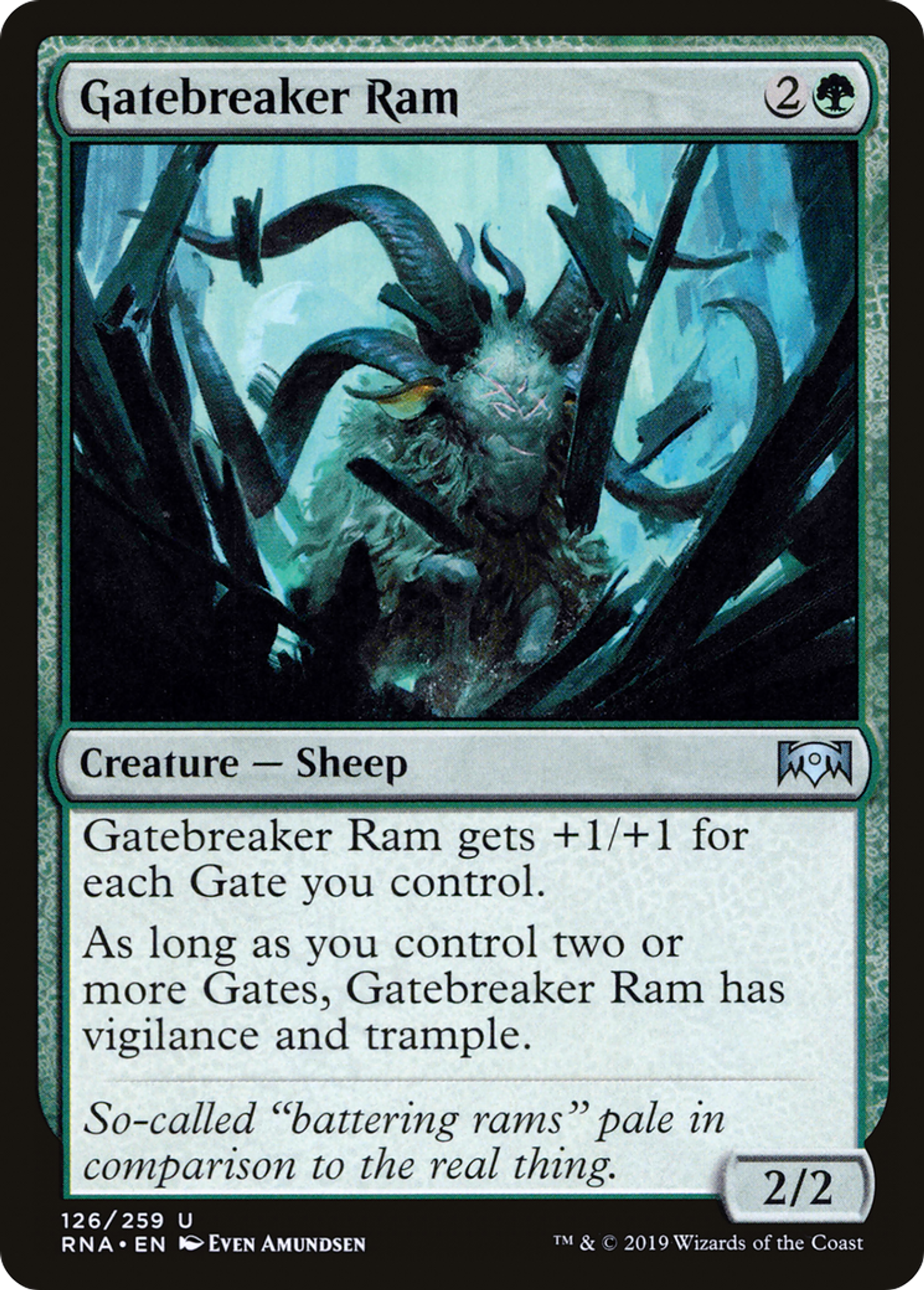 Gatebreaker Ram — Ravnica Allegiance — Magic: The Gathering
