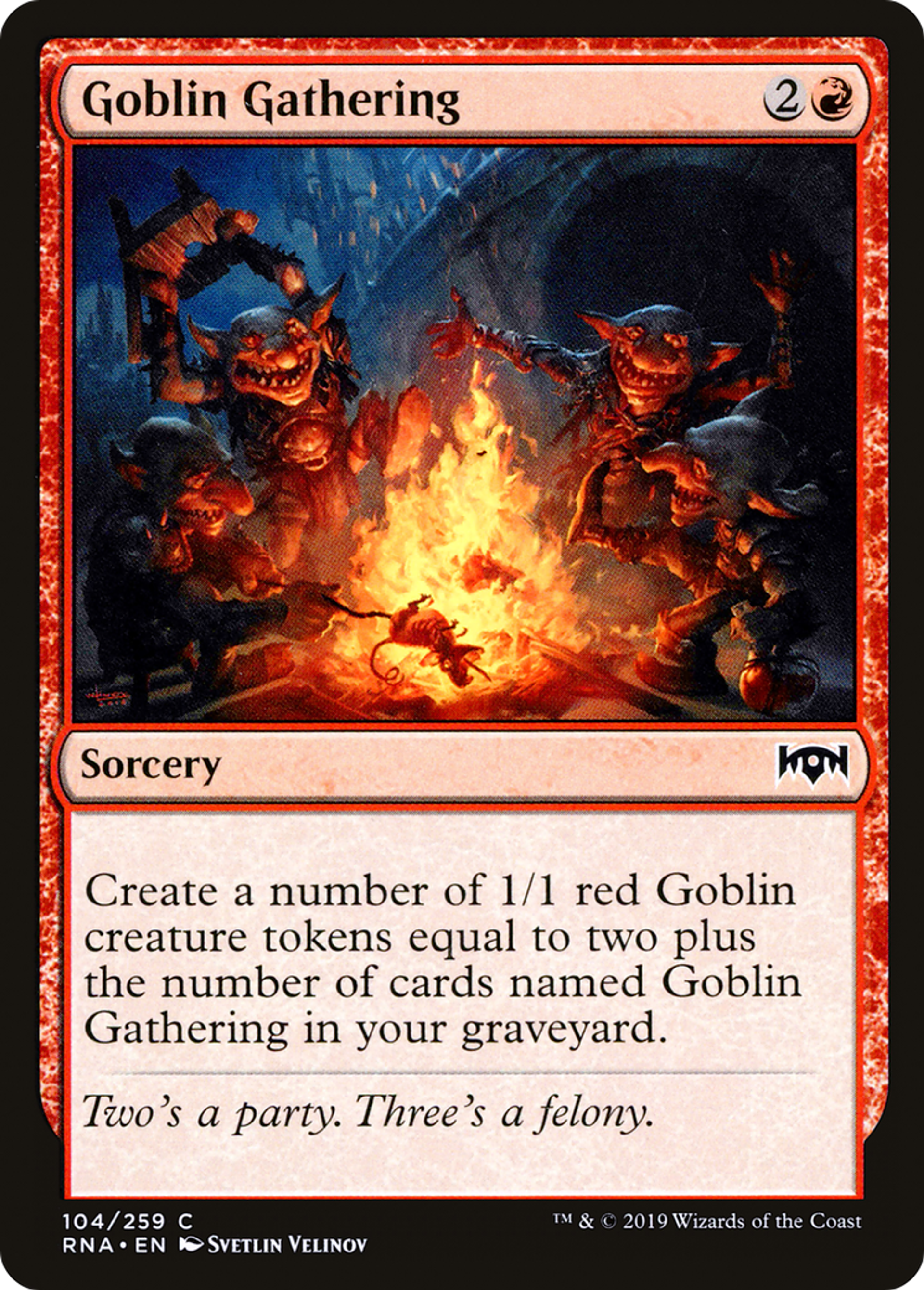 Goblin Gathering — Ravnica Allegiance — Magic: The Gathering