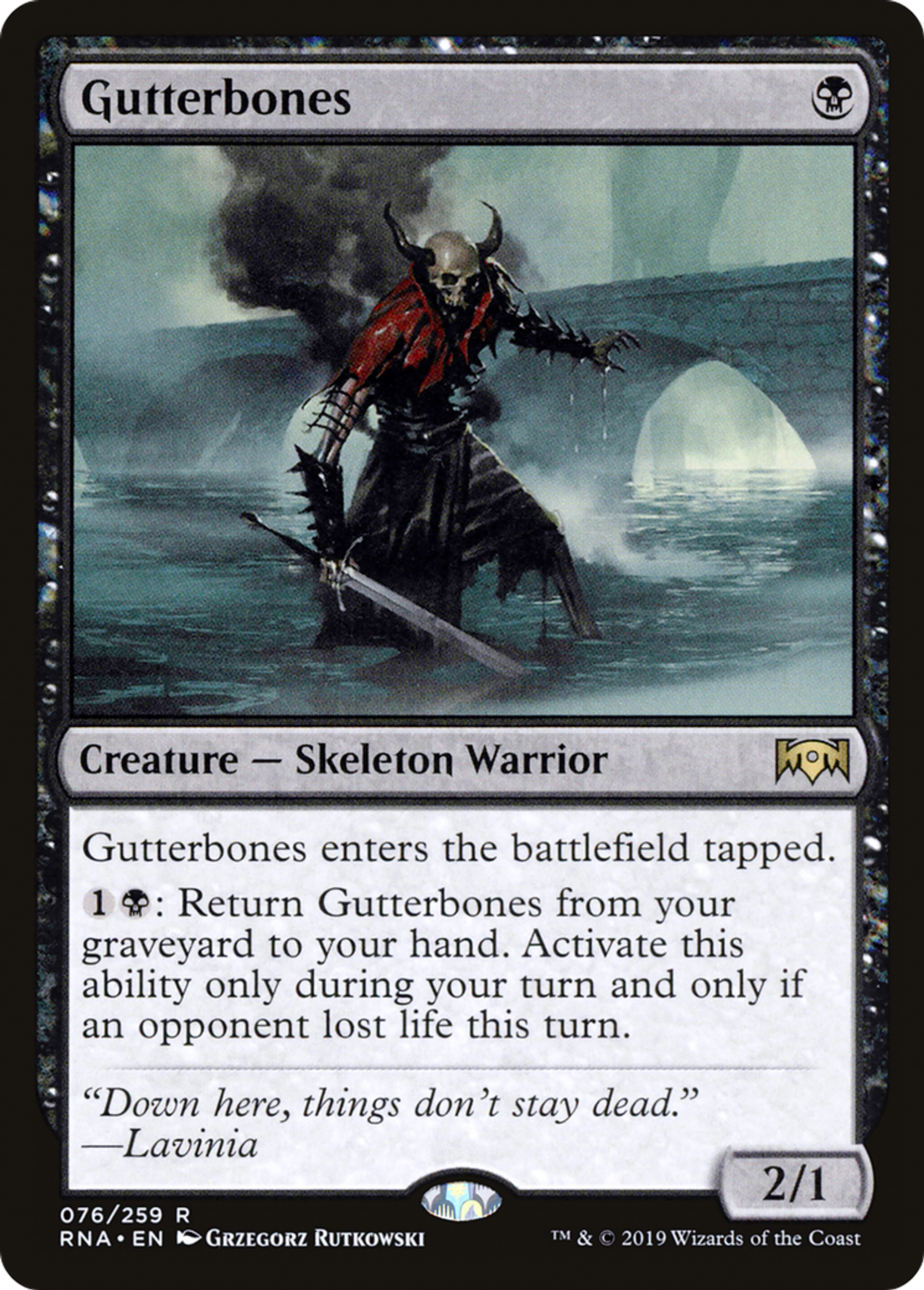 Gutterbones — Ravnica Allegiance — Magic: The Gathering