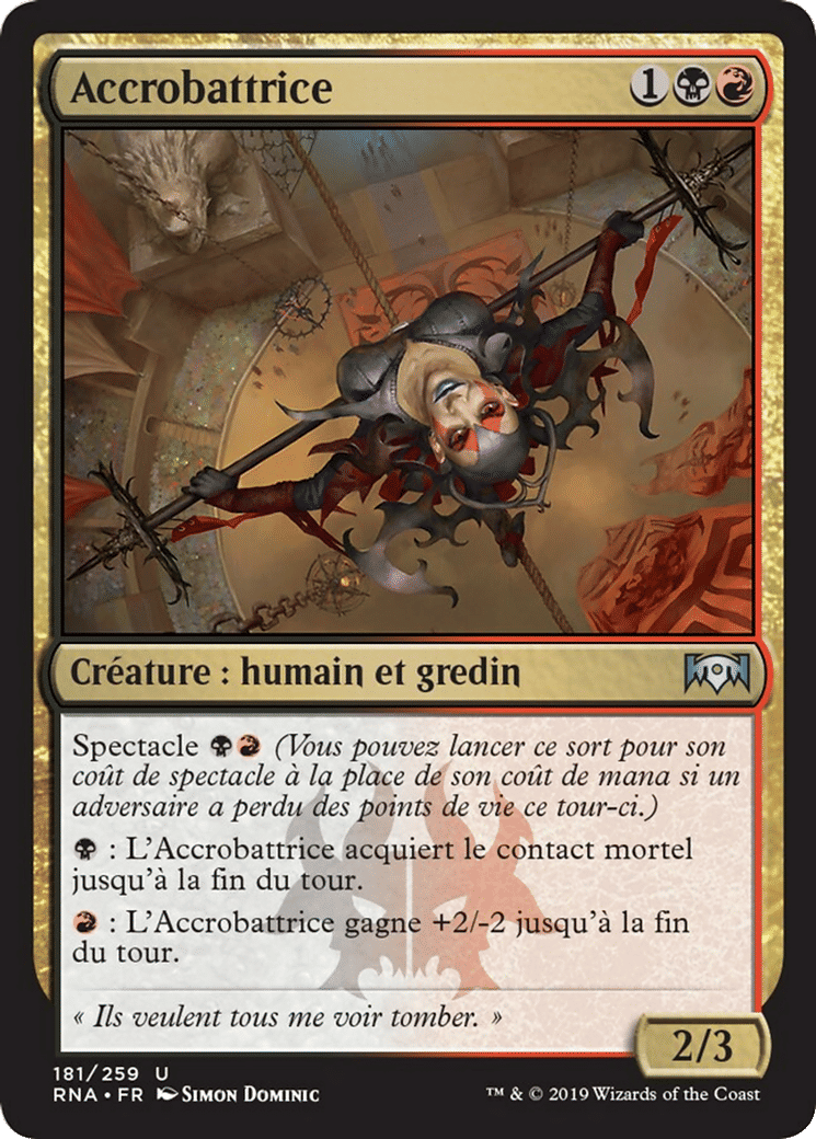 Accrobattrice — Ravnica Allegiance — Magic: The Gathering