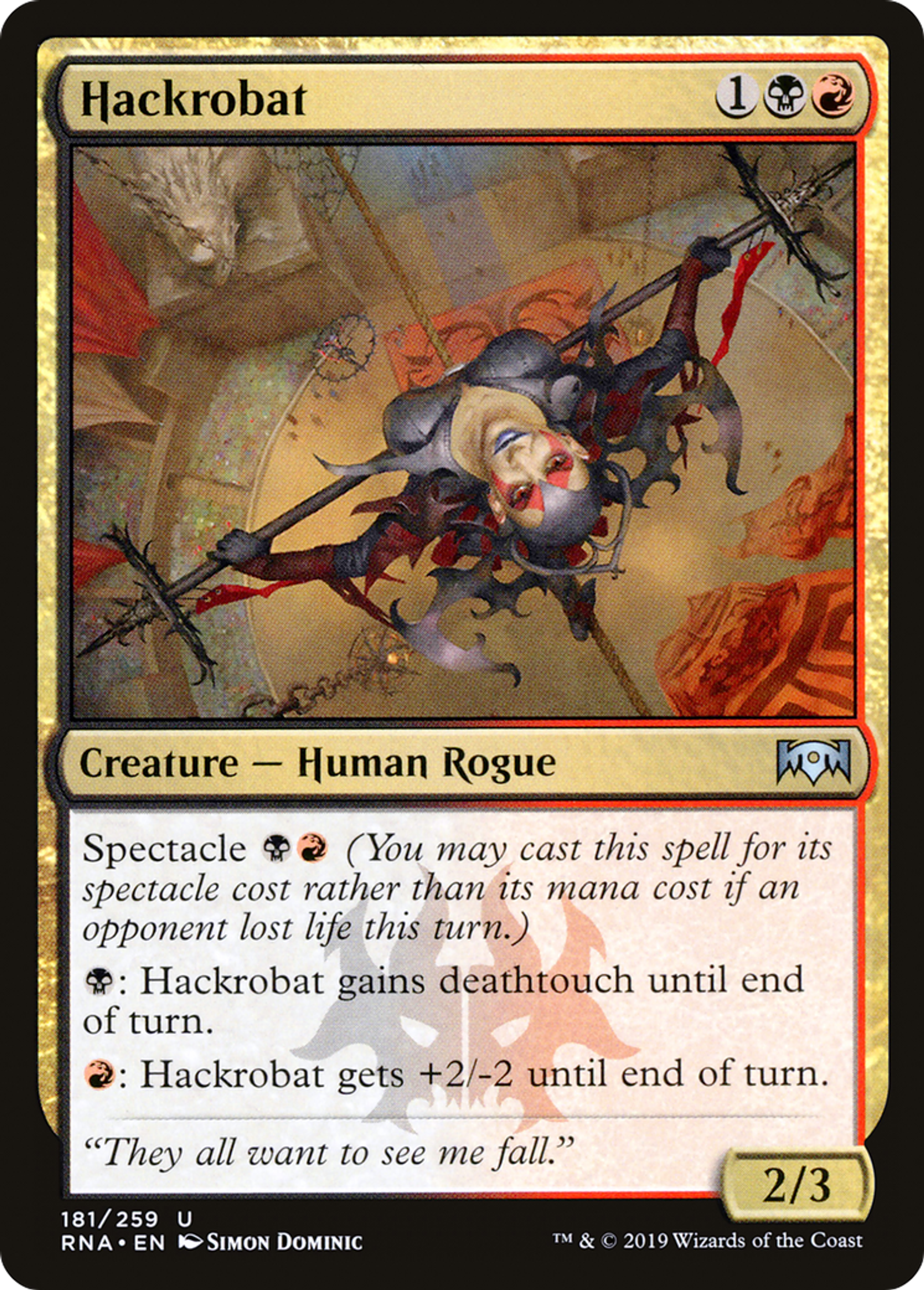 Hackrobat — Ravnica Allegiance — Magic: The Gathering
