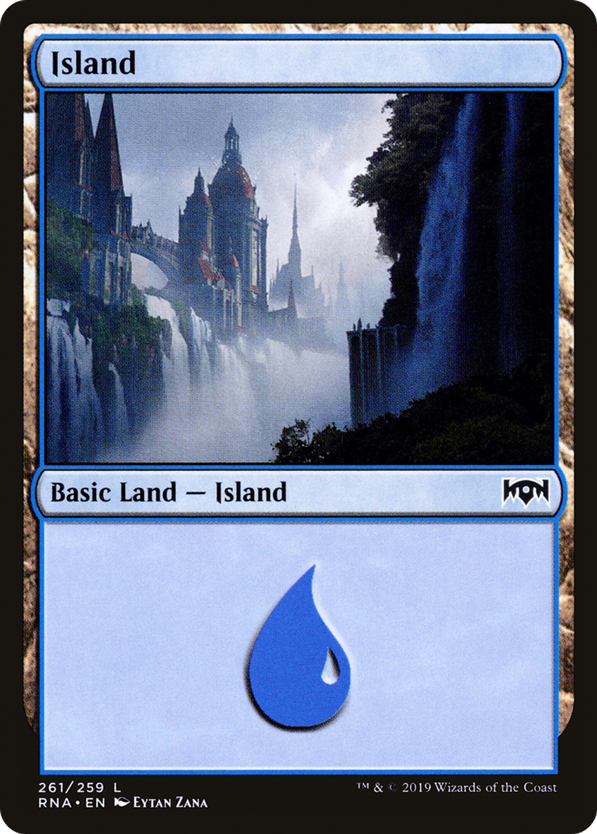 Island — Ravnica Allegiance — Magic: The Gathering