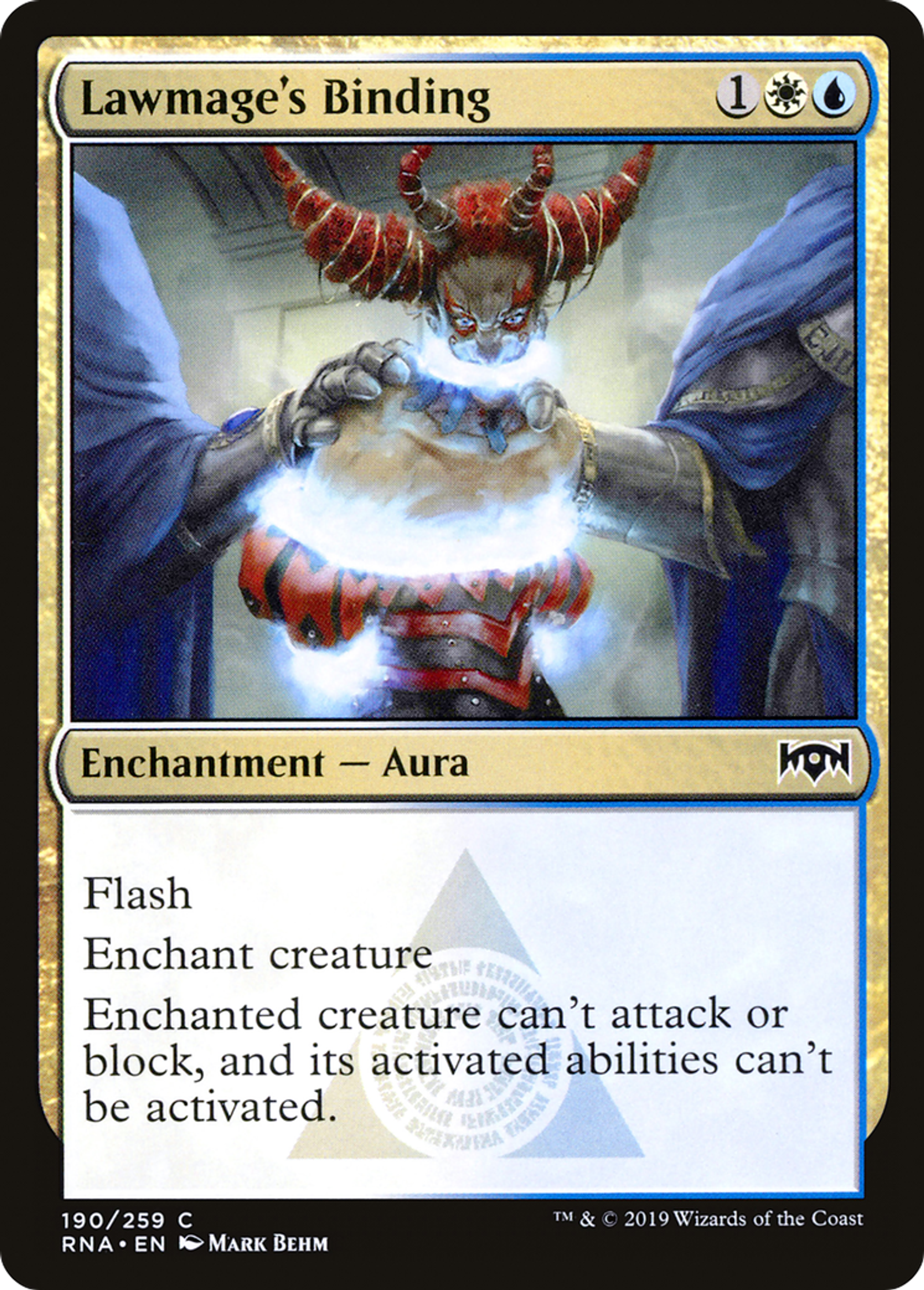 Lawmage's Binding — Ravnica Allegiance — Magic: The Gathering