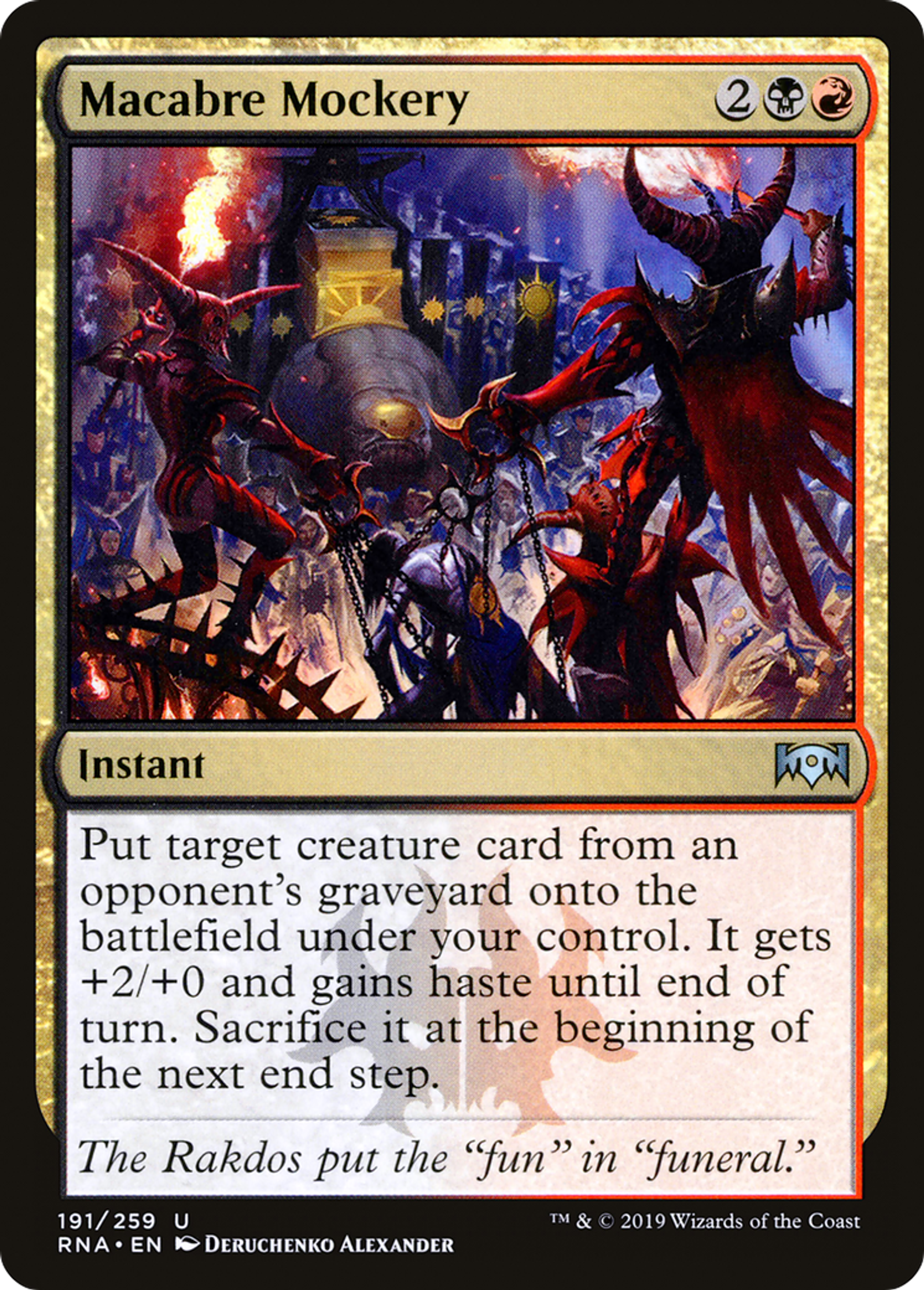 Moquerie macabre — Ravnica Allegiance — Magic: The Gathering