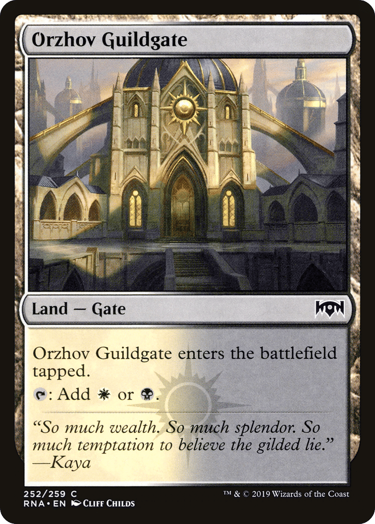 Orzhov Guildgate — Ravnica Allegiance — Magic: The Gathering