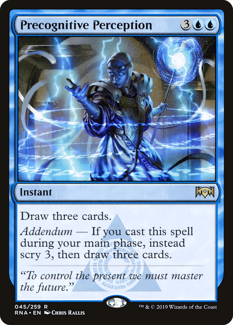 Precognitive Perception — Ravnica Allegiance — Magic: The Gathering