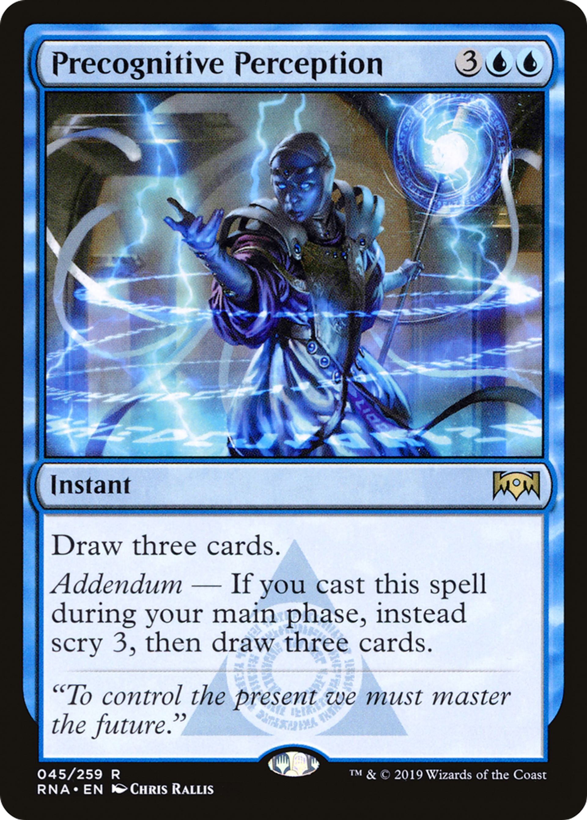 Precognitive Perception — Ravnica Allegiance — Magic: The Gathering
