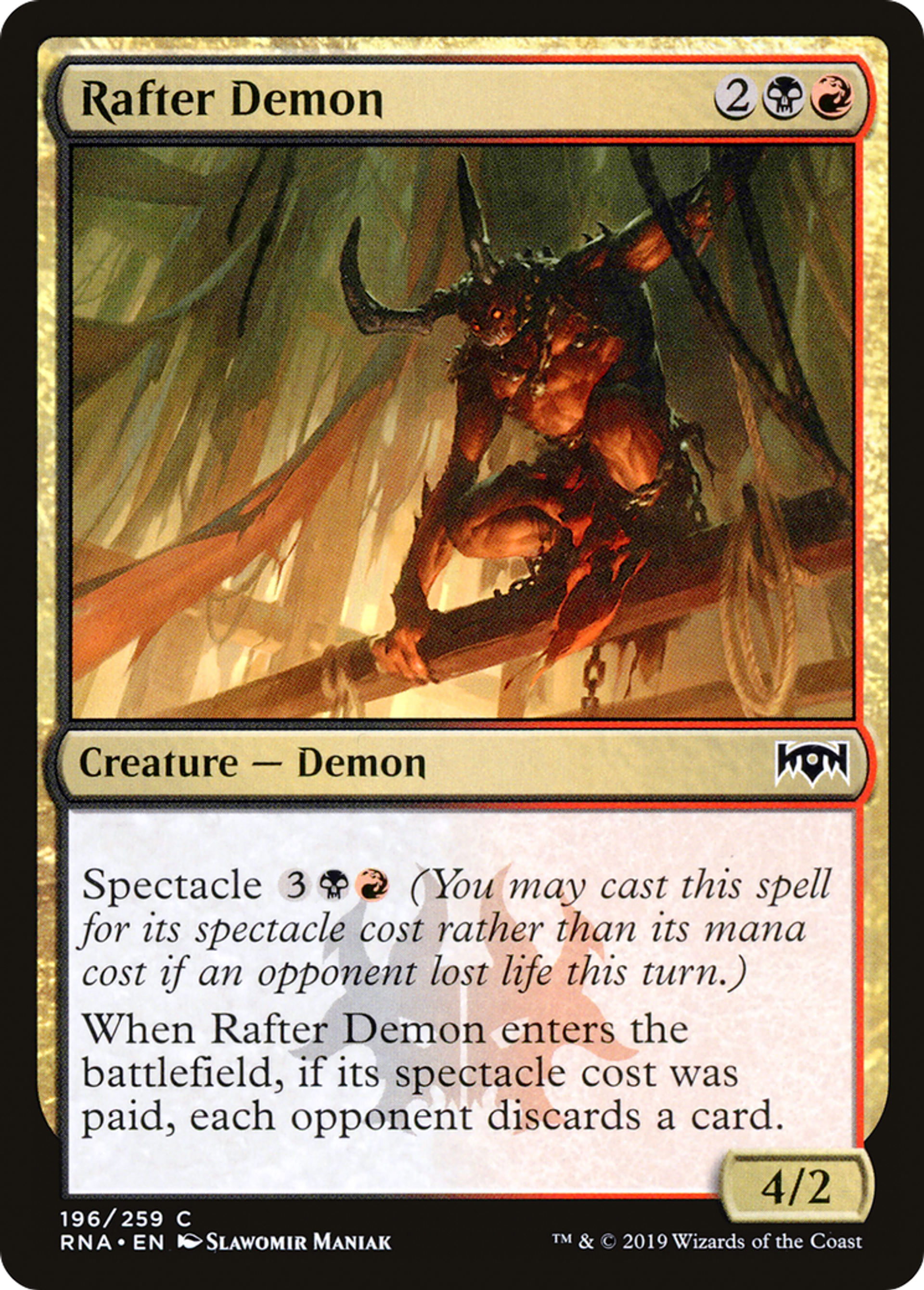 Rafter Demon — Ravnica Allegiance — Magic: The Gathering