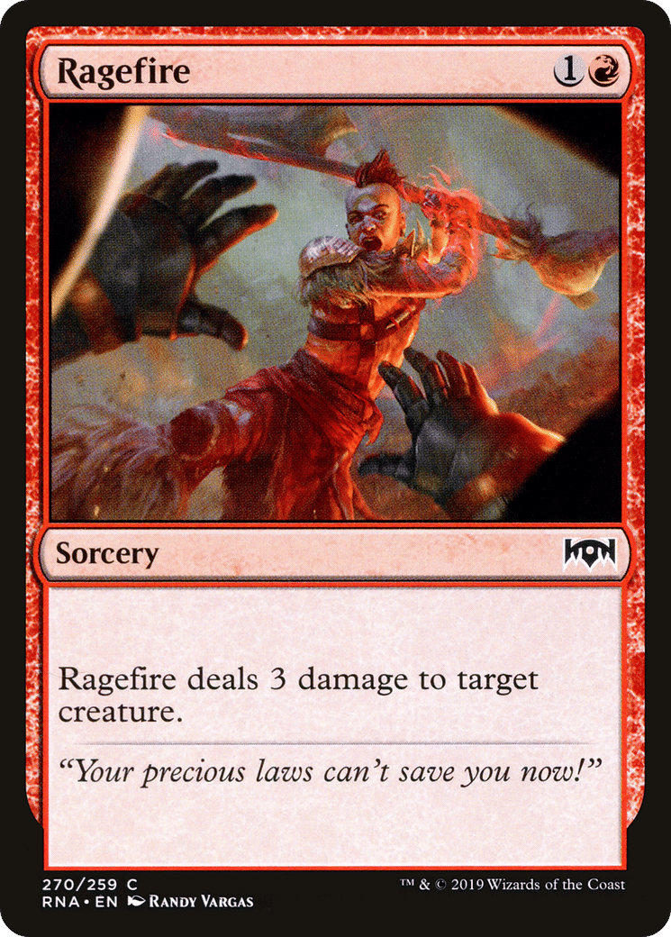 Ragefire — Ravnica Allegiance — Magic: The Gathering