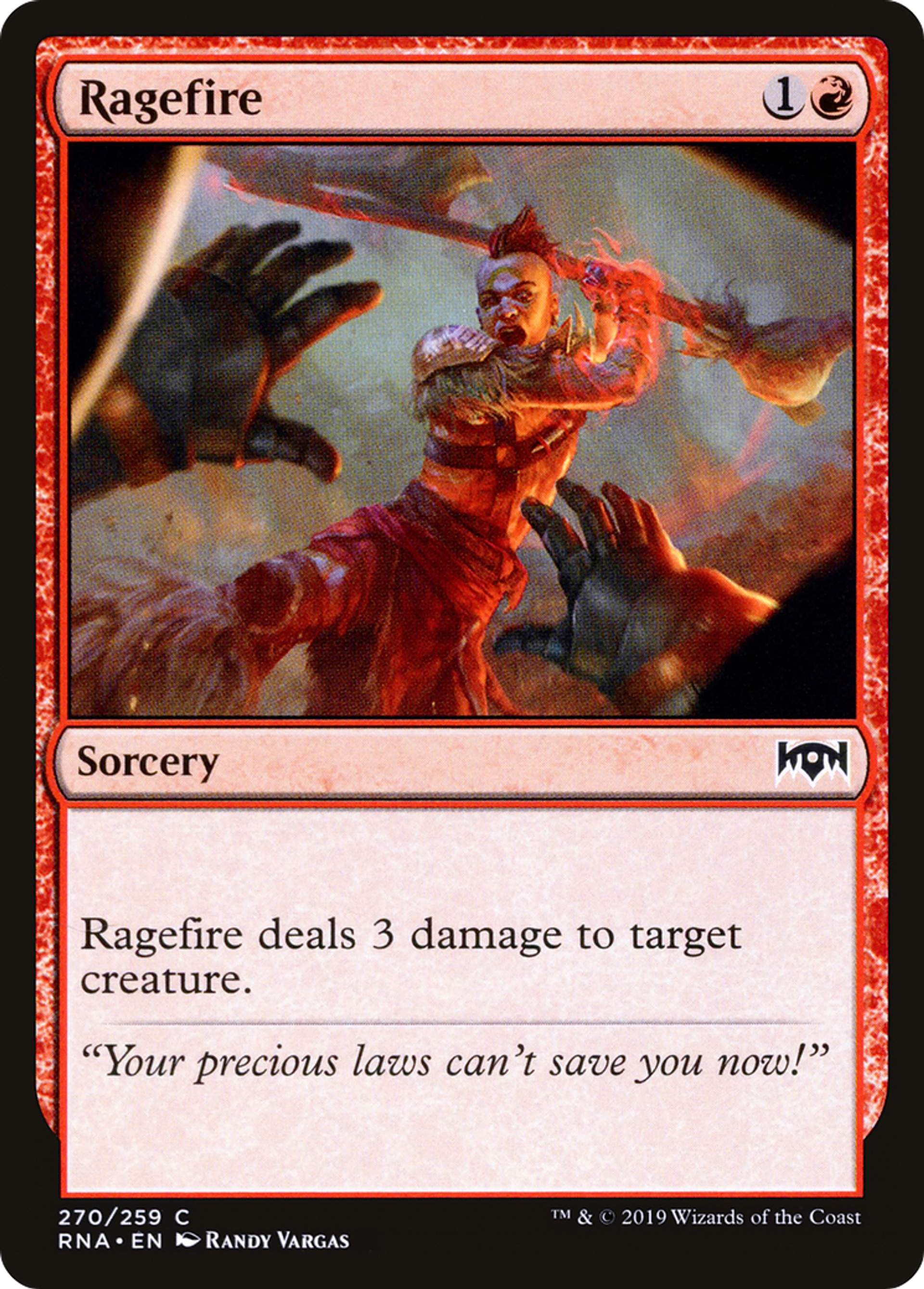 Ragefire — Ravnica Allegiance — Magic: The Gathering