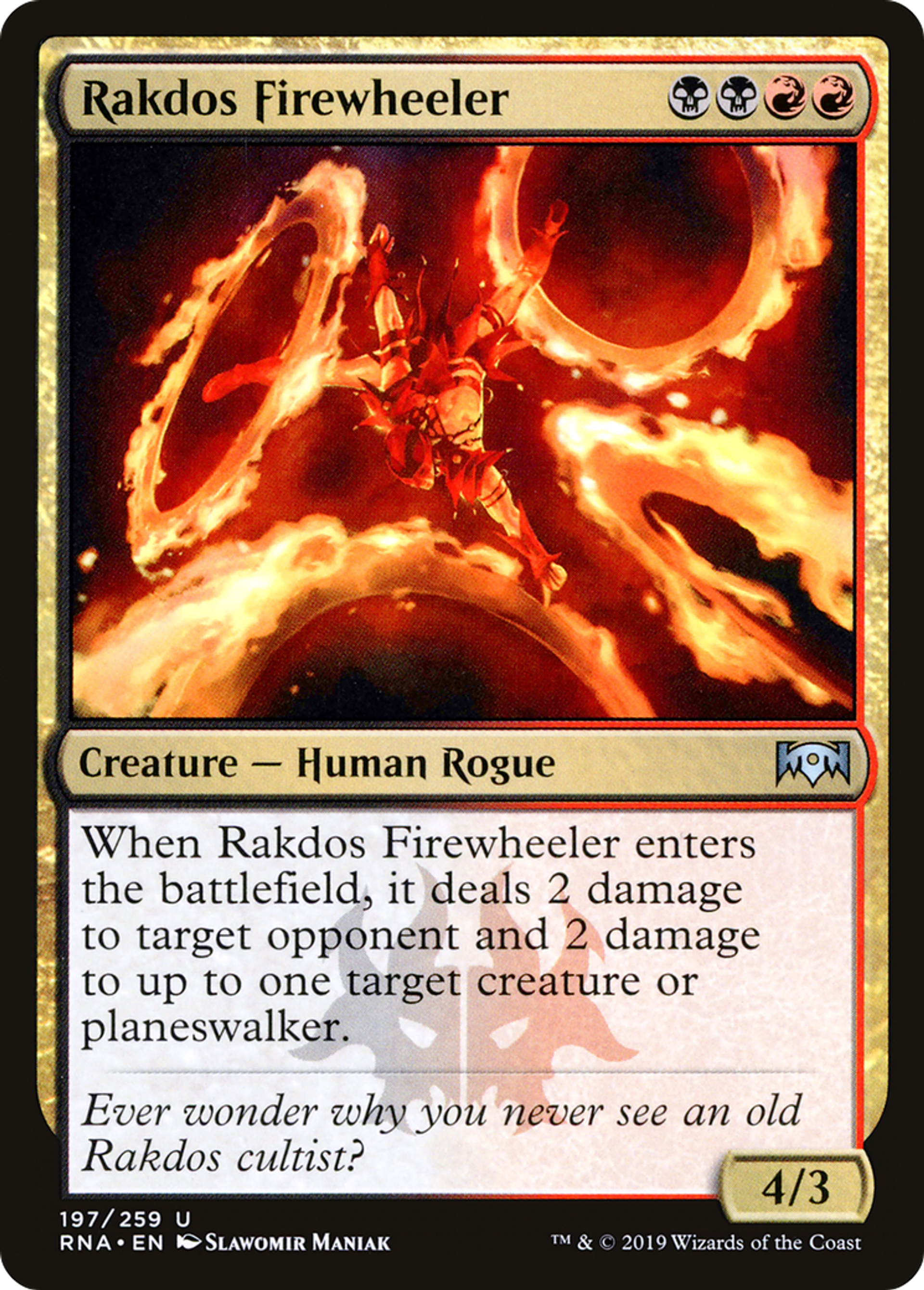 Rakdos Firewheeler — Ravnica Allegiance — Magic: The Gathering