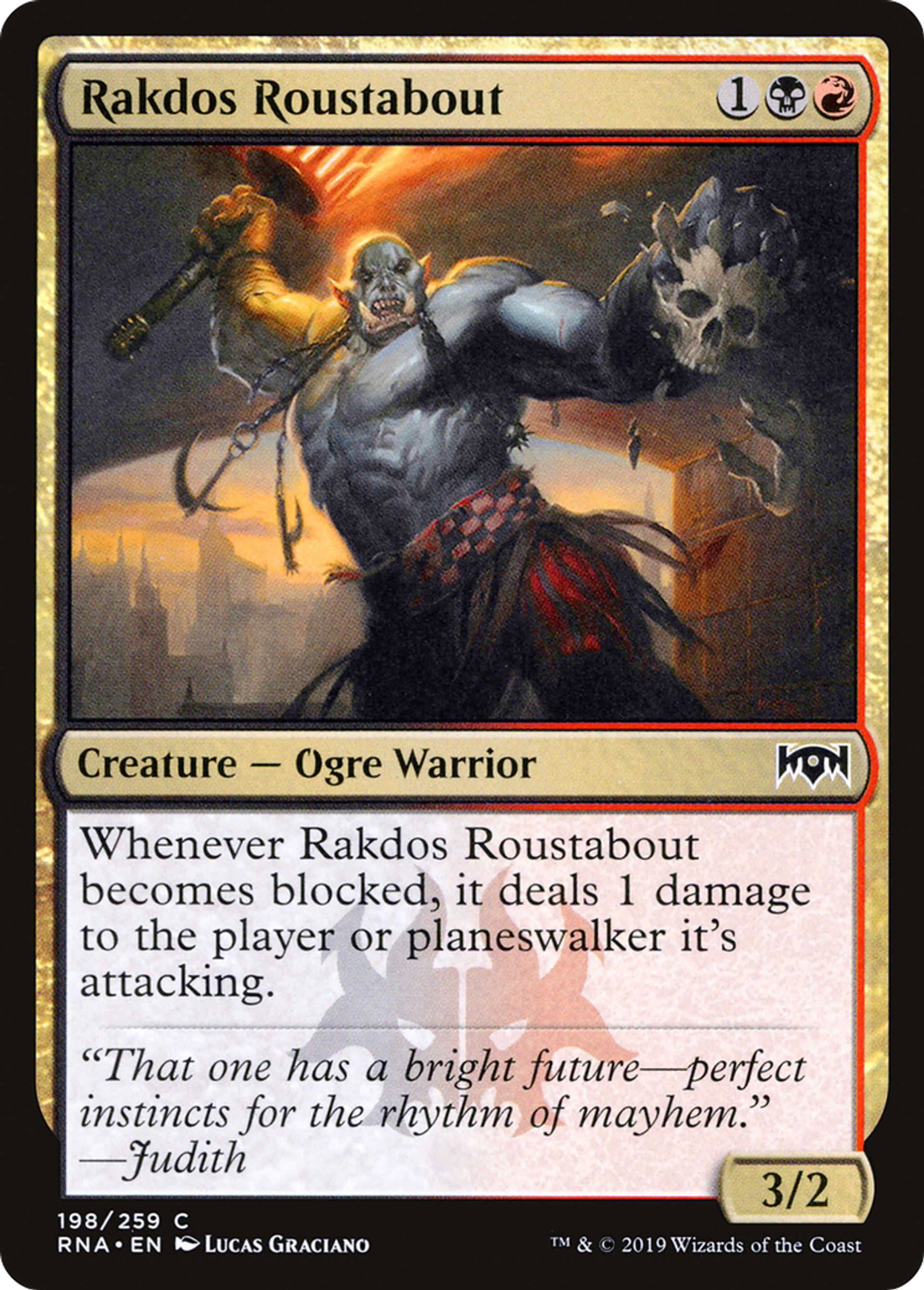 Rakdos Roustabout — Ravnica Allegiance — Magic: The Gathering
