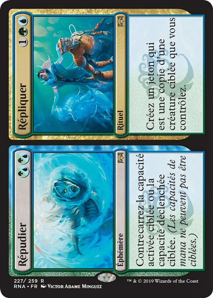 Répudier // Répliquer — Ravnica Allegiance — Magic: The Gathering