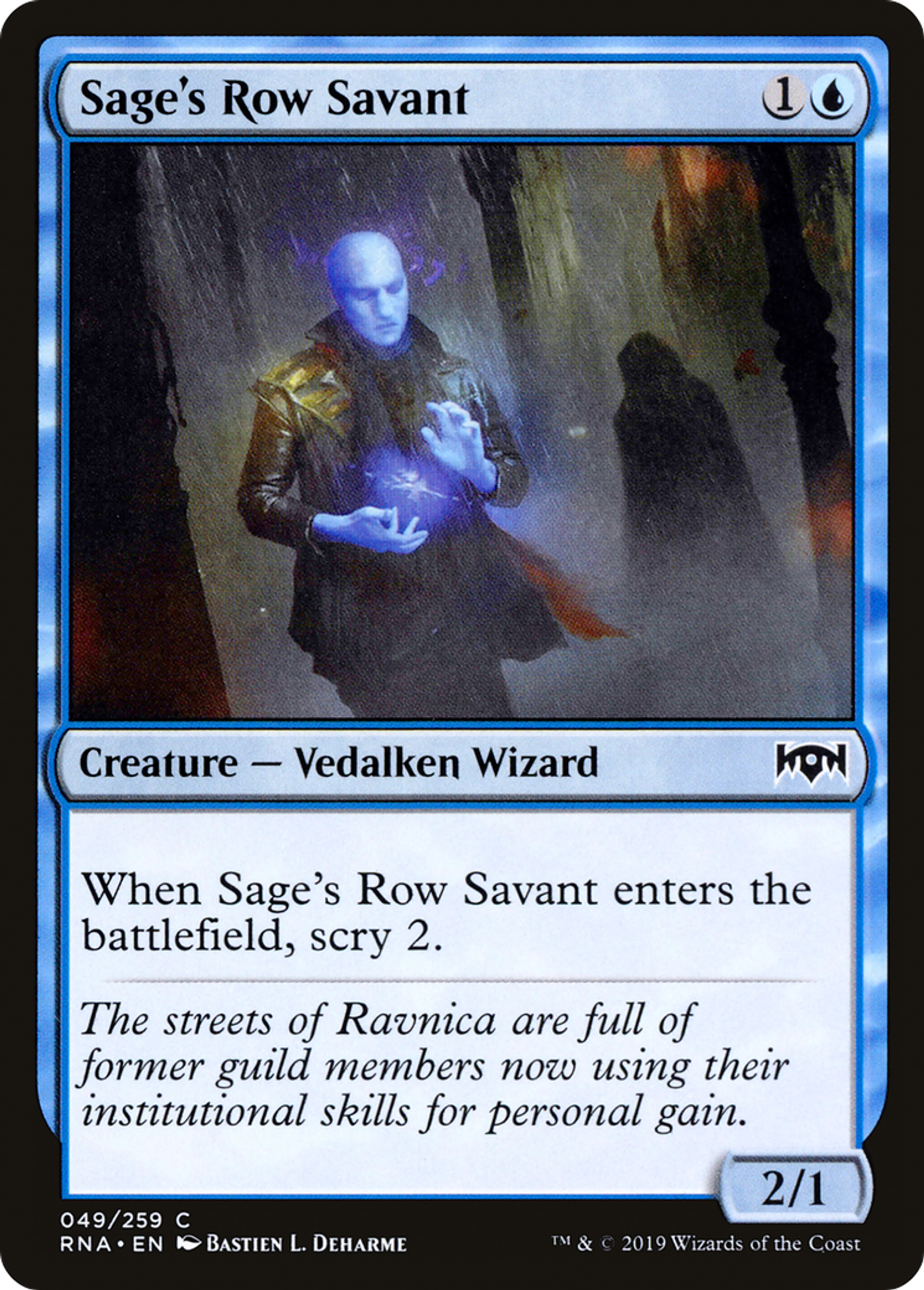 Sage's Row Savant — Ravnica Allegiance — Magic: The Gathering