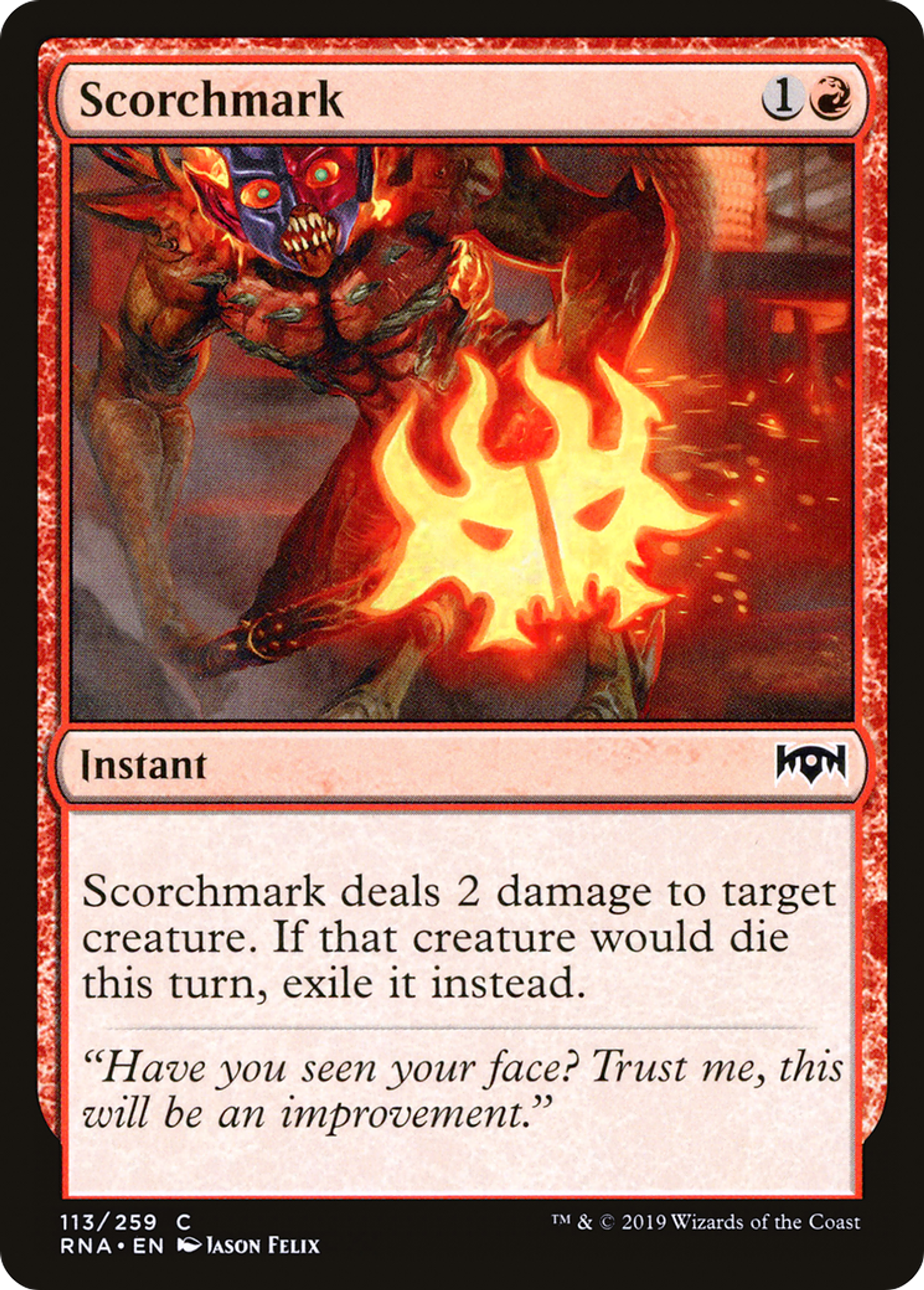 Scorchmark — Ravnica Allegiance — Magic: The Gathering