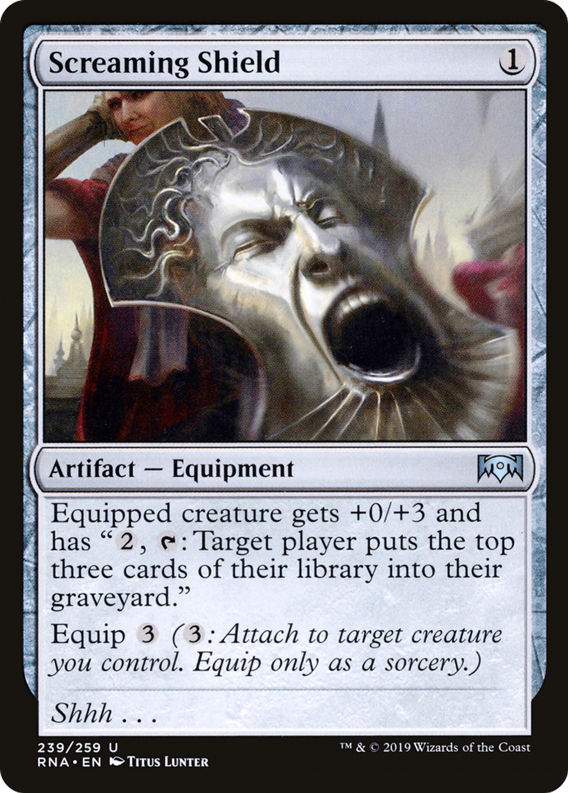 Screaming Shield — Ravnica Allegiance — Magic: The Gathering