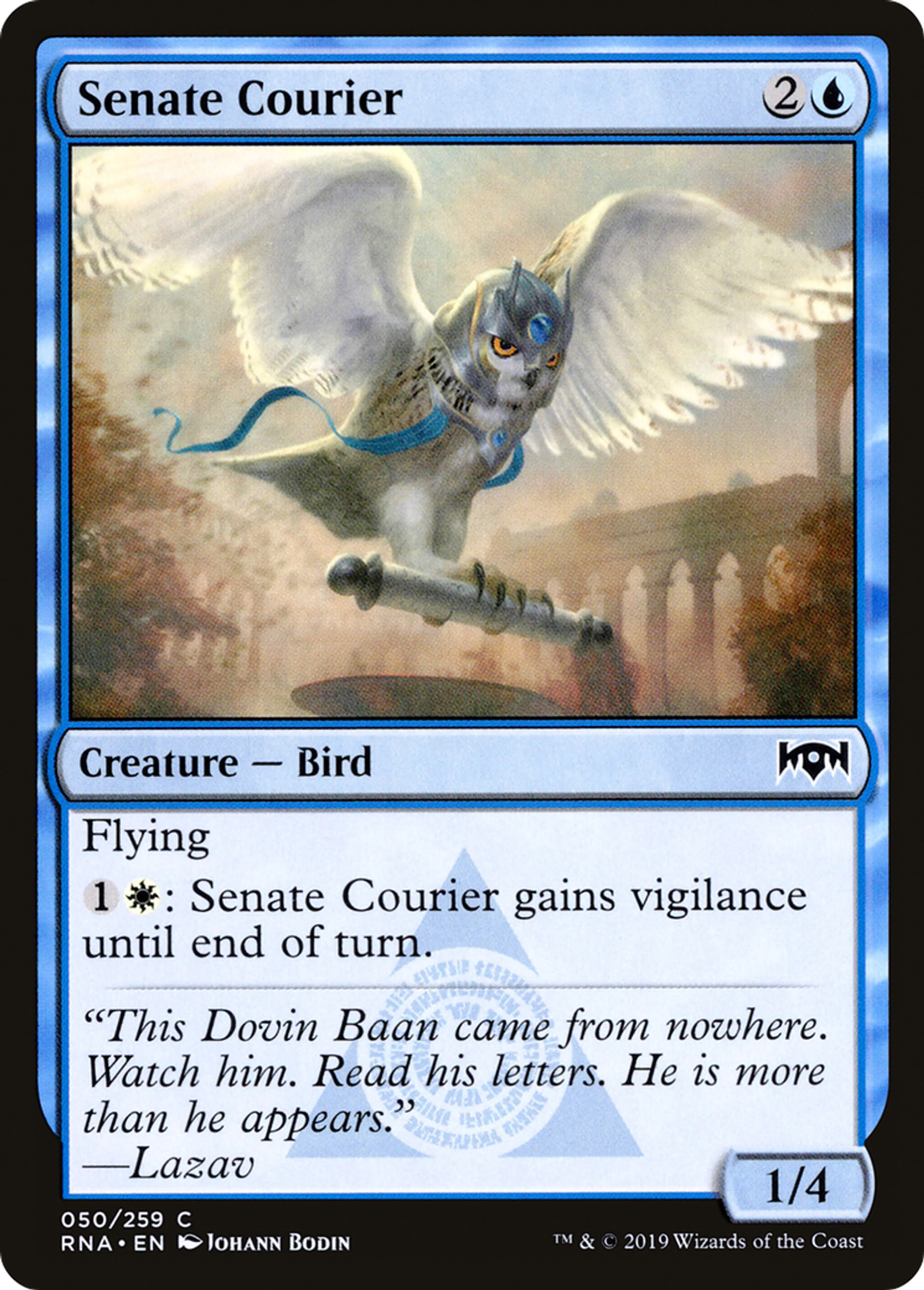 Senate Courier — Ravnica Allegiance — Magic: The Gathering