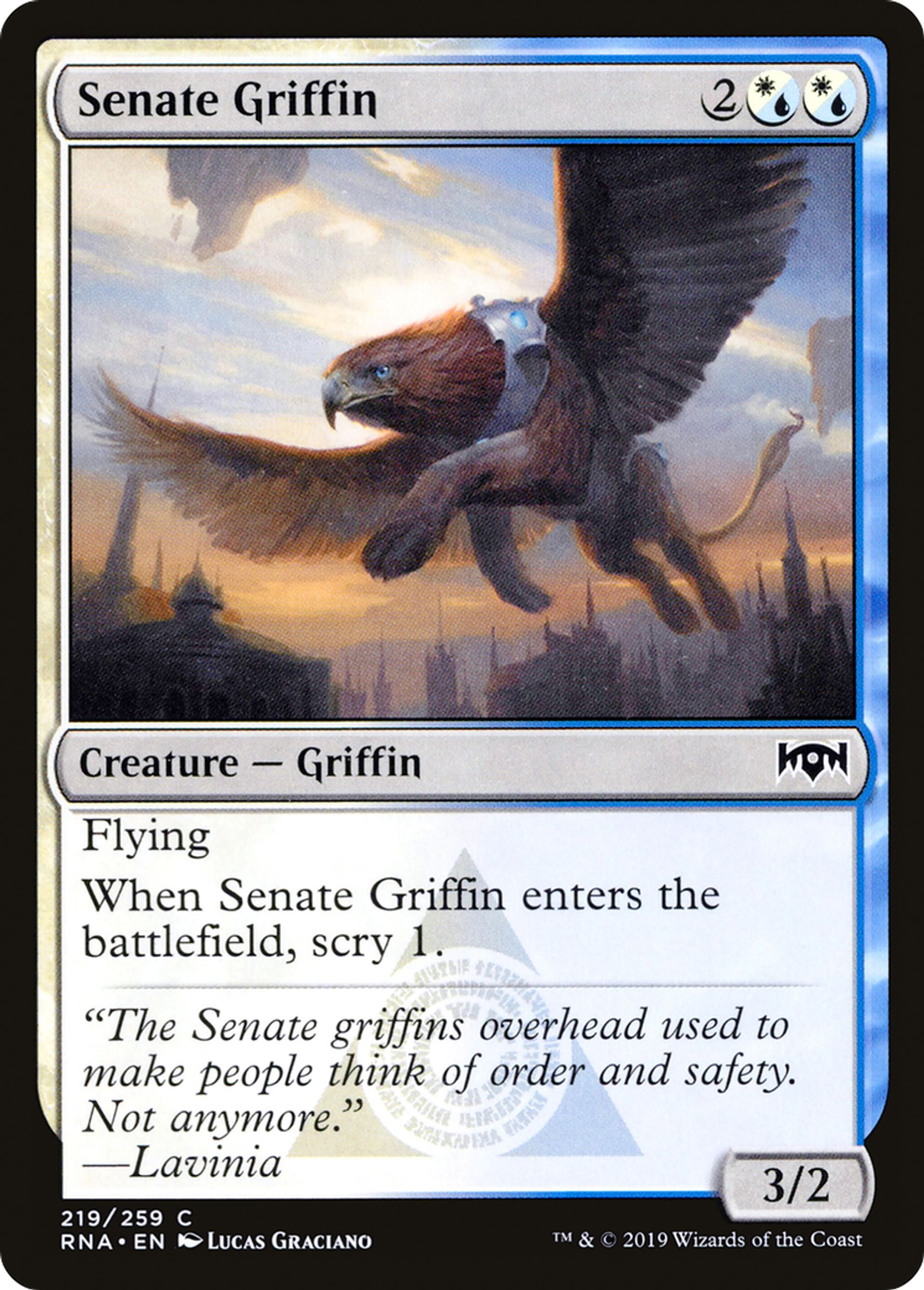 Senate Griffin — Ravnica Allegiance — Magic: The Gathering