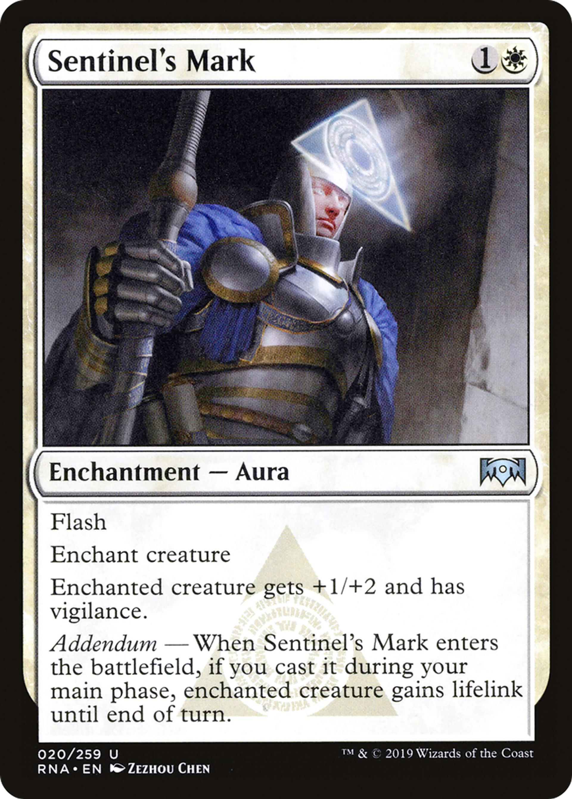Sentinel's Mark — Ravnica Allegiance — Magic: The Gathering