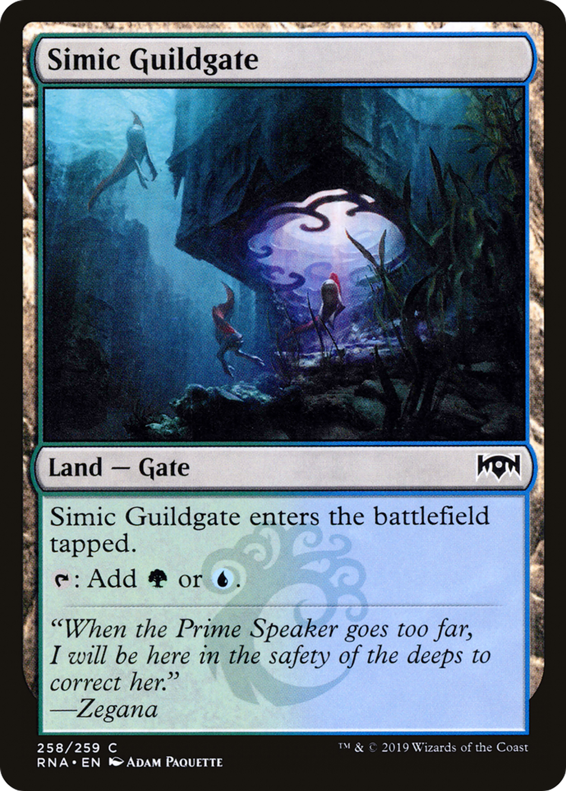 Simic Guildgate — Ravnica Allegiance — Magic: The Gathering