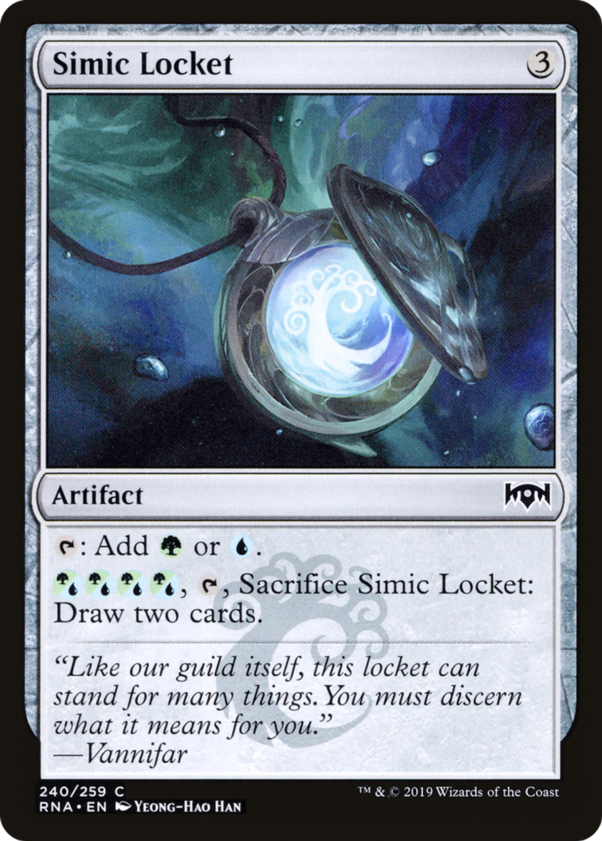 Simic Locket — Ravnica Allegiance — Magic: The Gathering