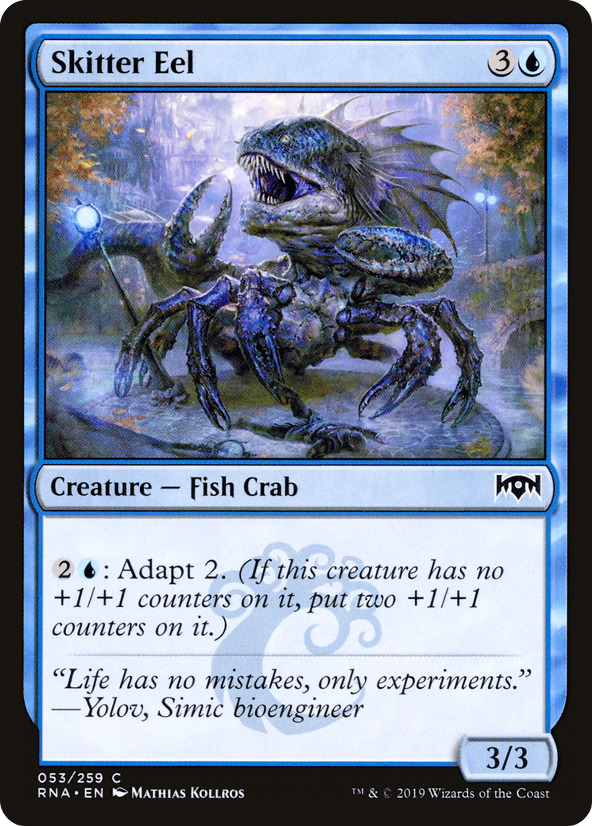 Skitter Eel — Ravnica Allegiance — Magic: The Gathering