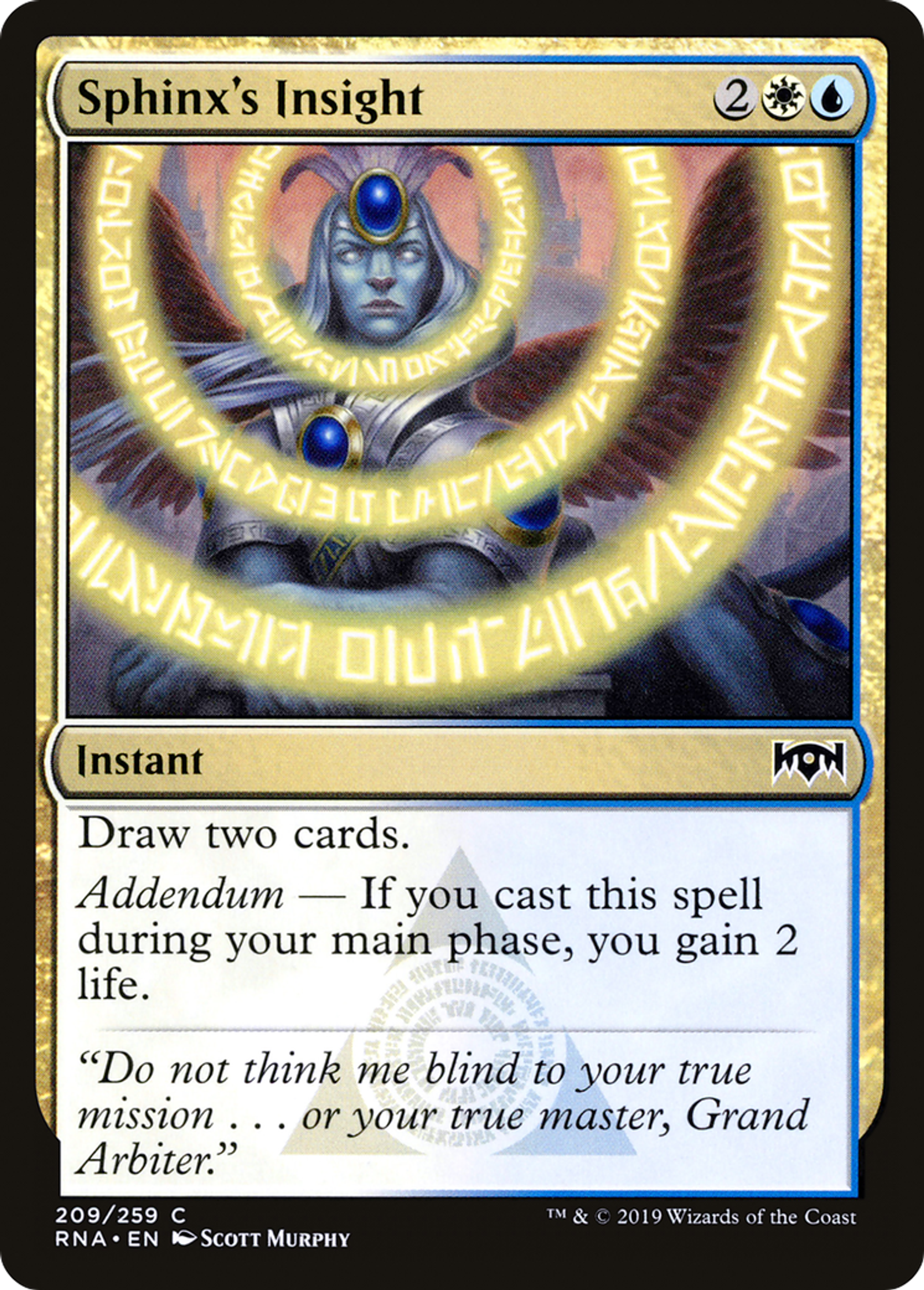 Sphinx's Insight — Ravnica Allegiance — Magic: The Gathering