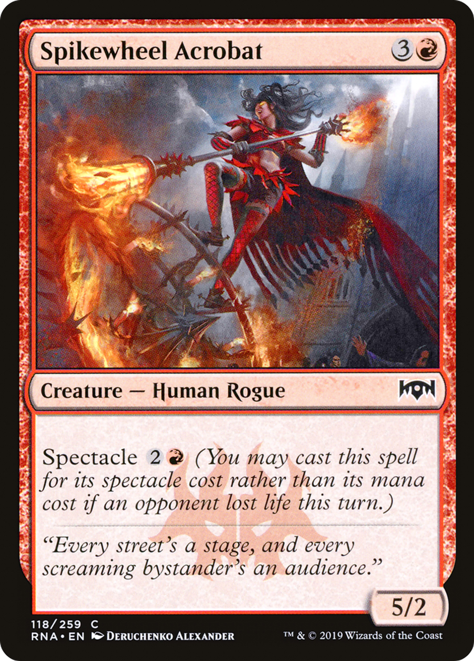 Spikewheel Acrobat — Ravnica Allegiance — Magic: The Gathering