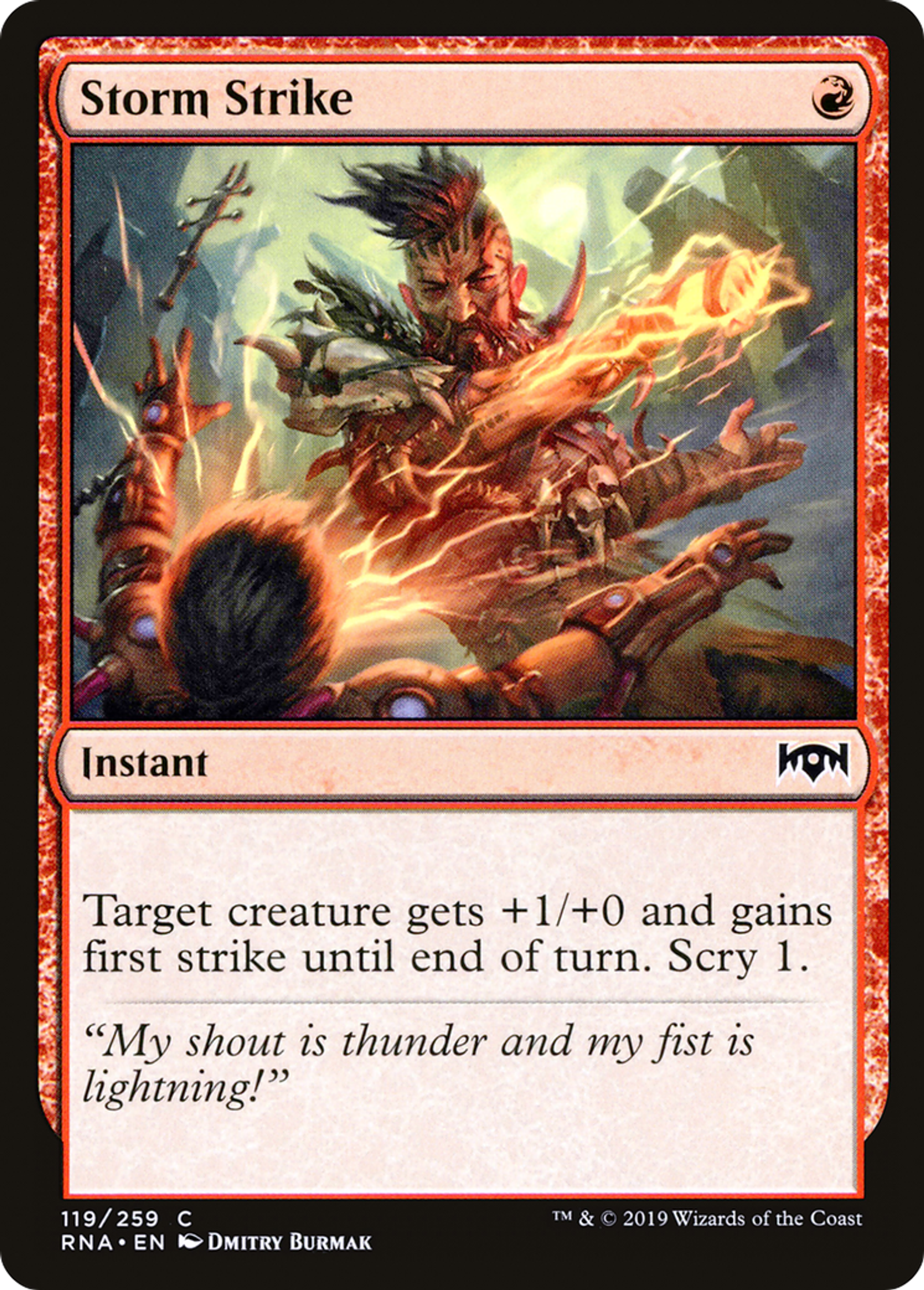 Storm Strike — Ravnica Allegiance — Magic: The Gathering