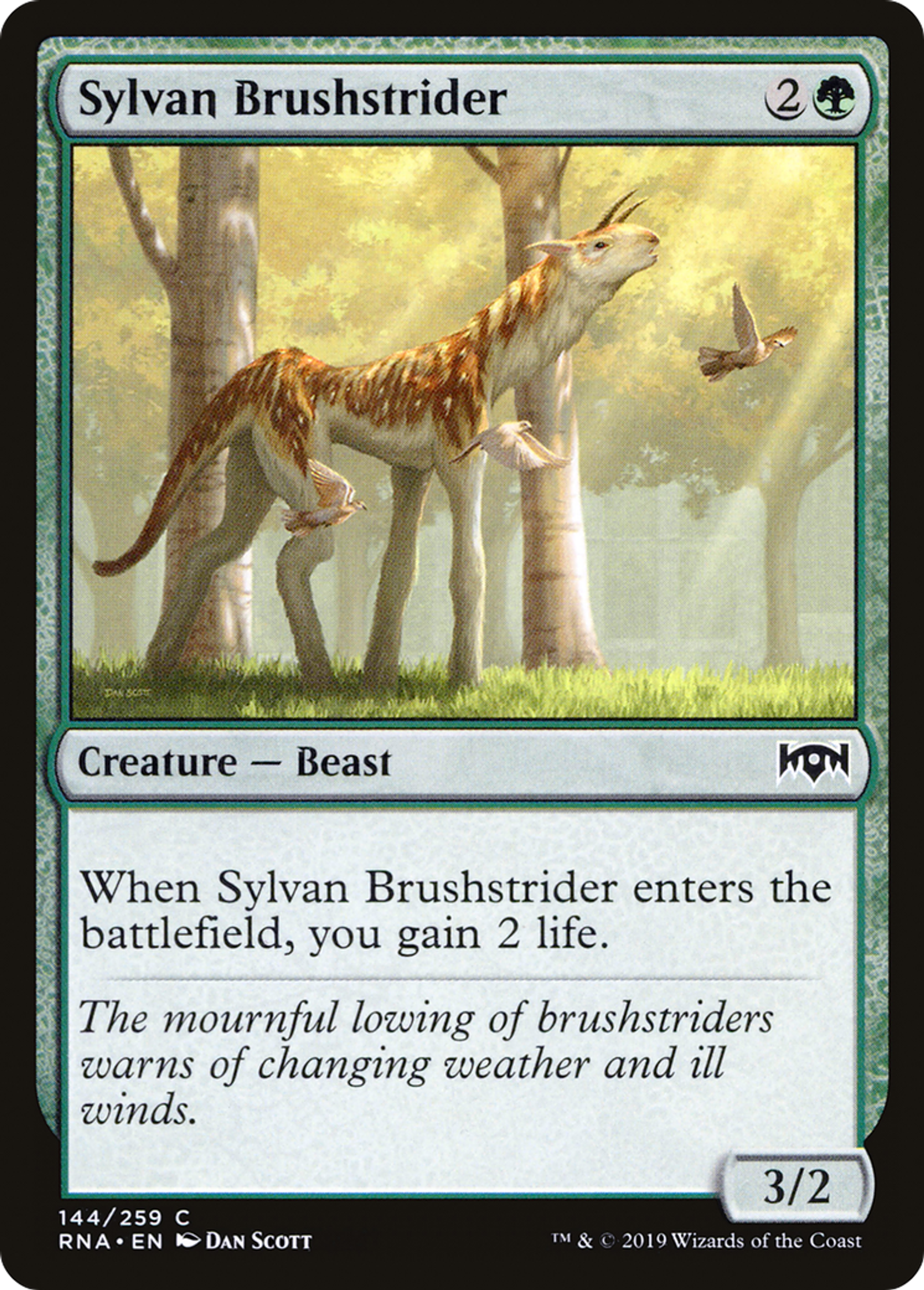 Enjambeur de broussailles sylvestre — Ravnica Allegiance — Magic: The Gathering