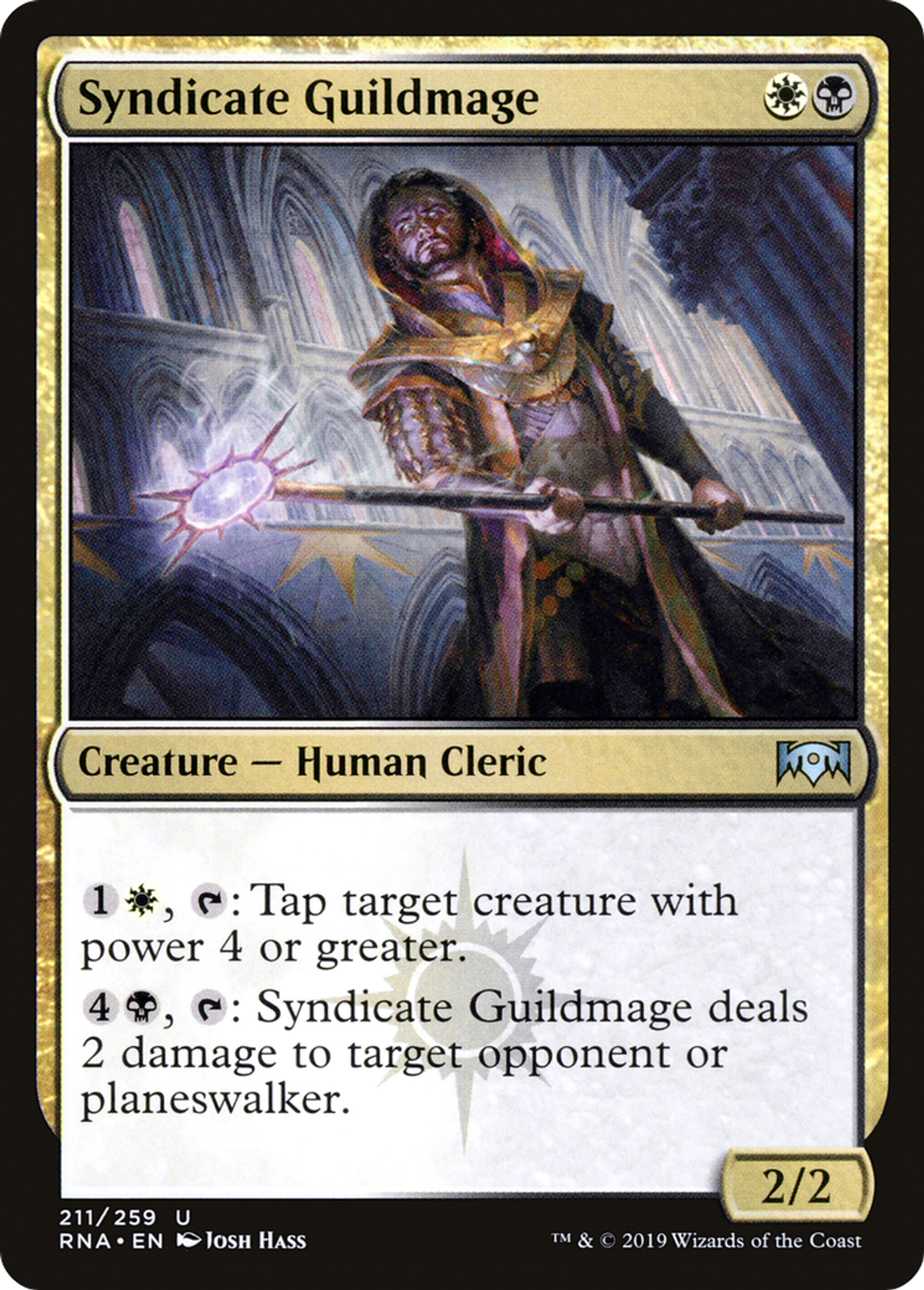 Syndicate Guildmage — Ravnica Allegiance — Magic: The Gathering