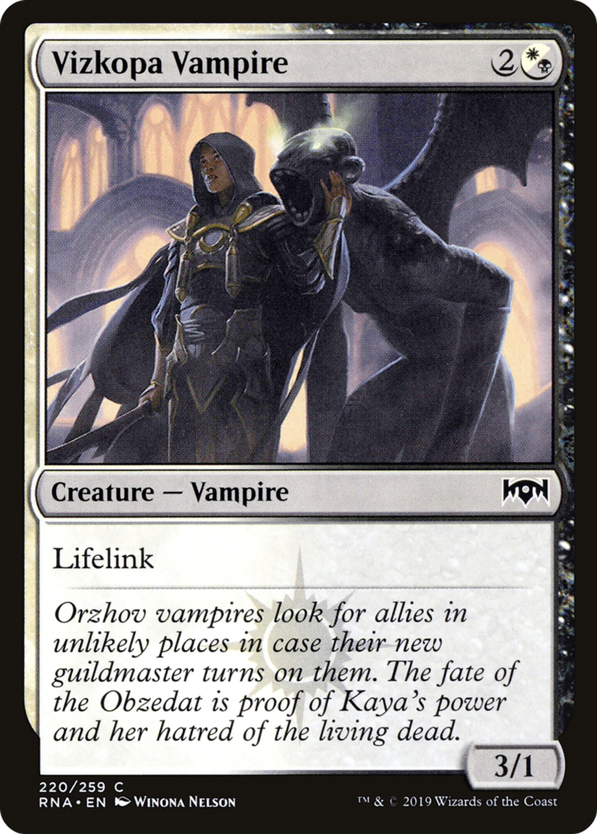 Vizkopa Vampire — Ravnica Allegiance — Magic: The Gathering