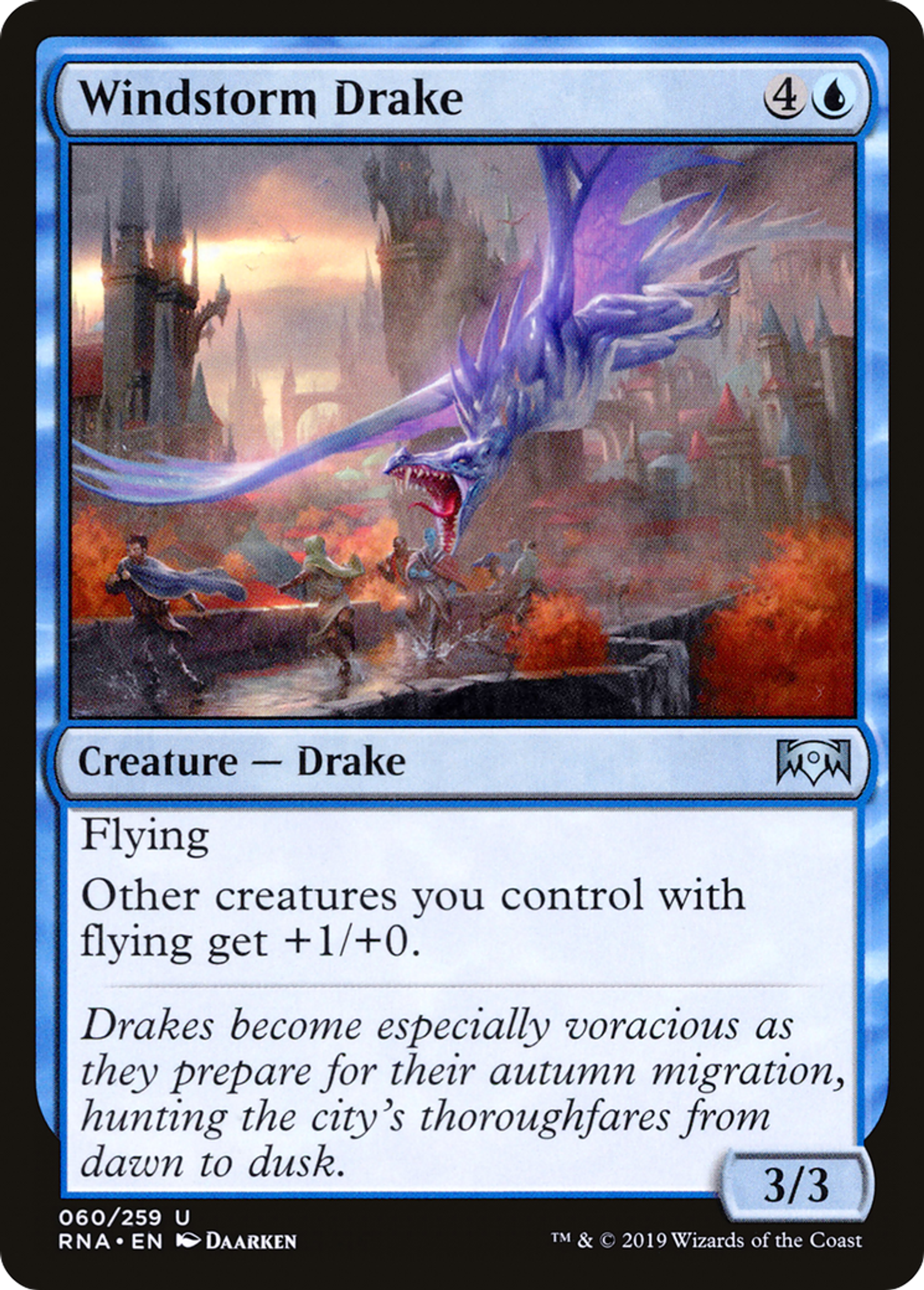 Windstorm Drake — Ravnica Allegiance — Magic: The Gathering