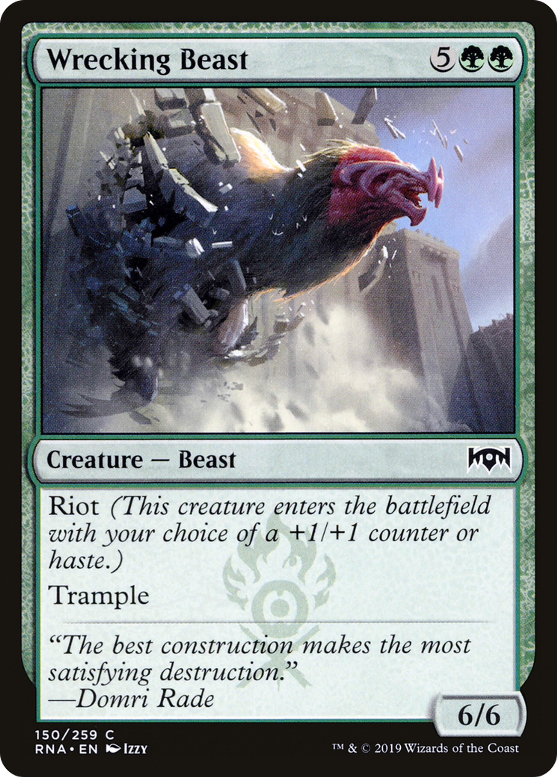 Wrecking Beast — Ravnica Allegiance — Magic: The Gathering