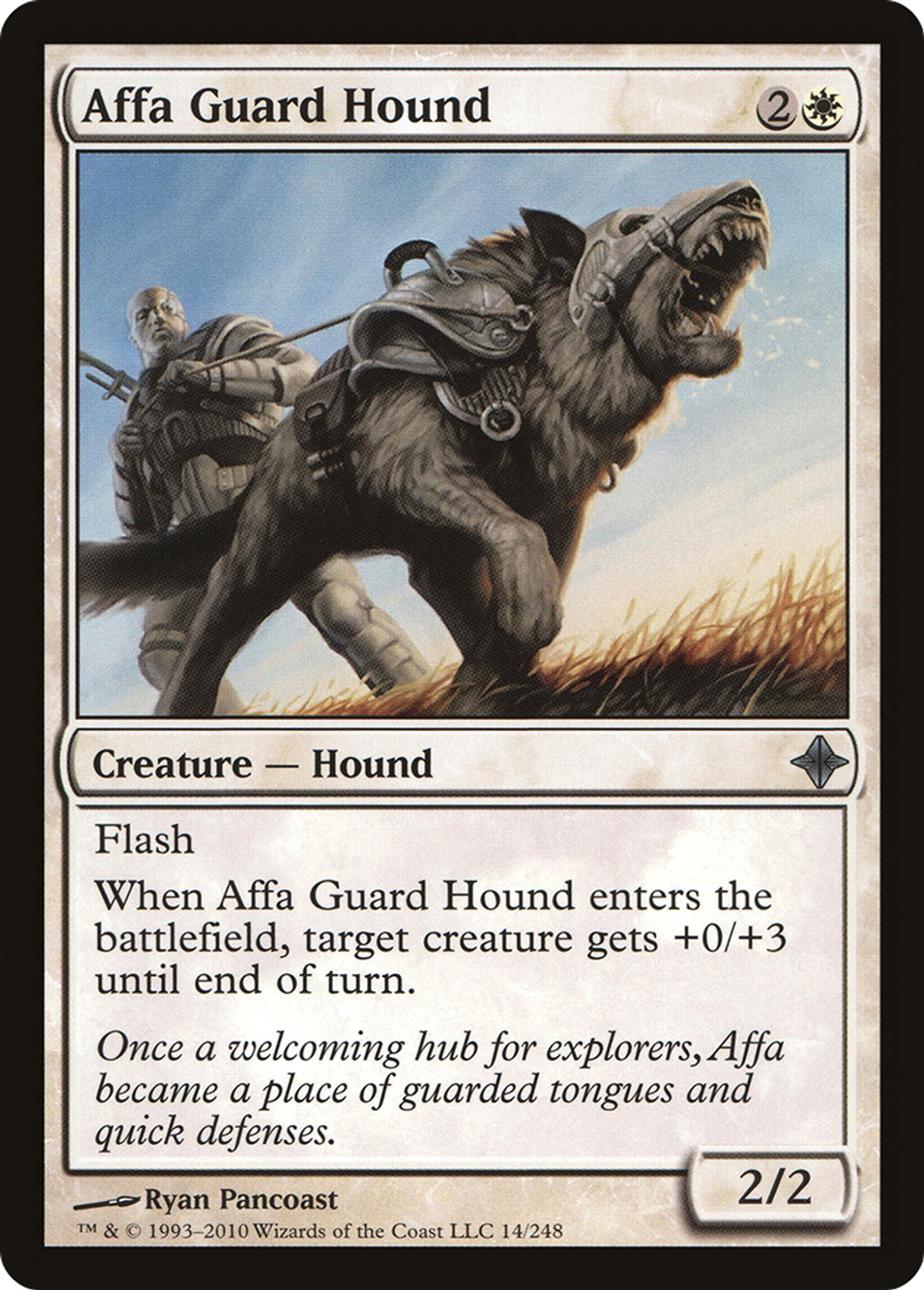 Affa Guard Hound — Rise of the Eldrazi — Magic: The Gathering