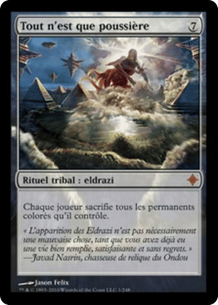 Tout n'est que poussière — Rise of the Eldrazi — Magic: The Gathering